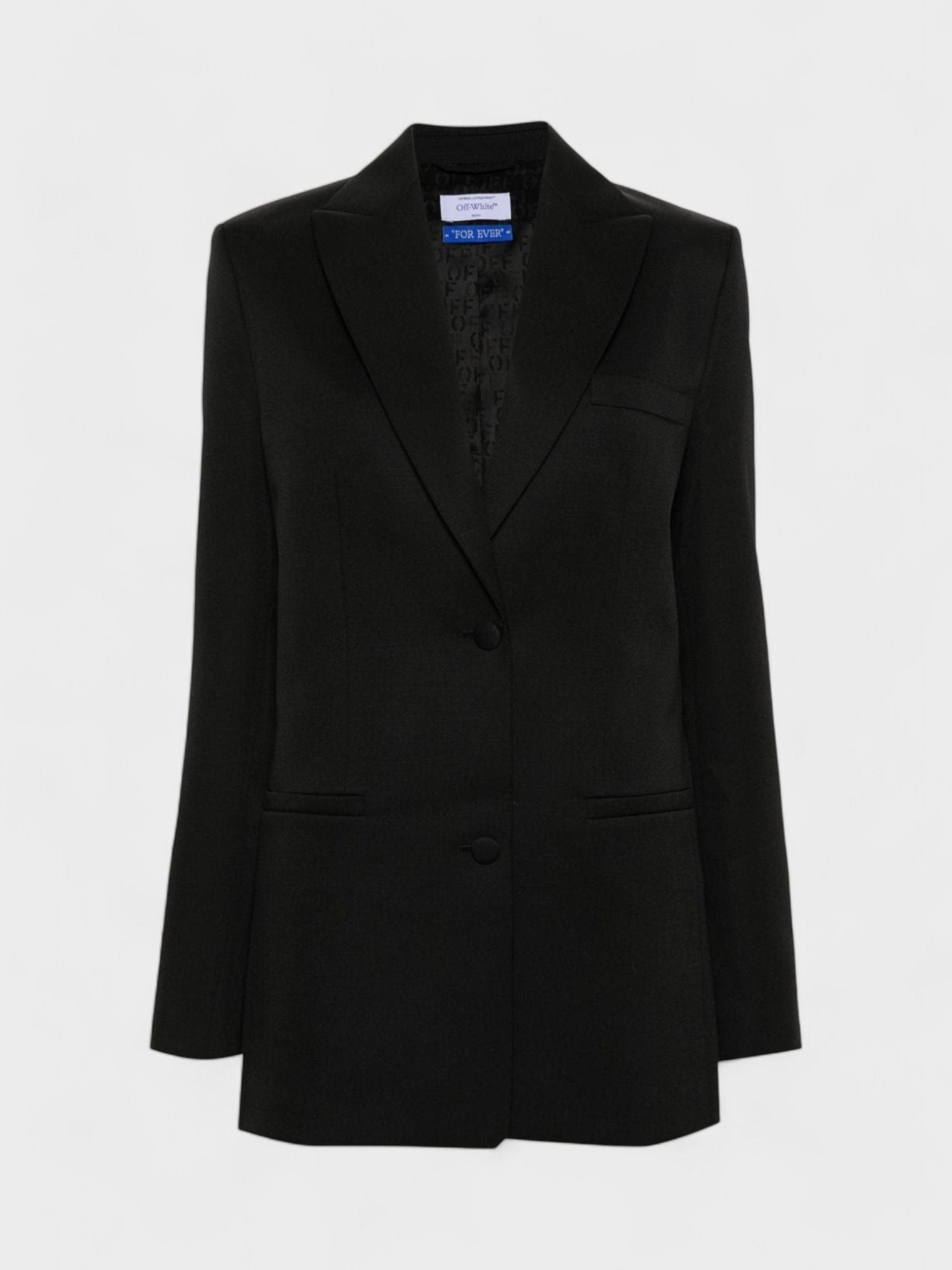 Off - White Wool Tomboy Blazer Jacket Black - Supplied FashionOff White