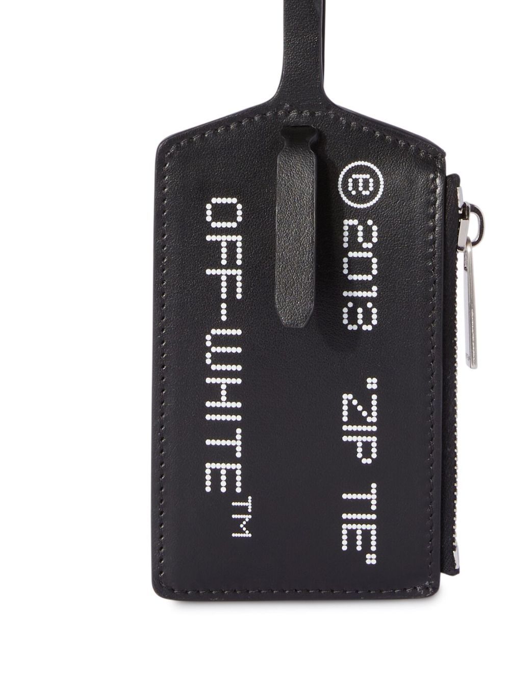 Off - White Zip Tie Zipped Card Case Black - Supplied FashionOff White