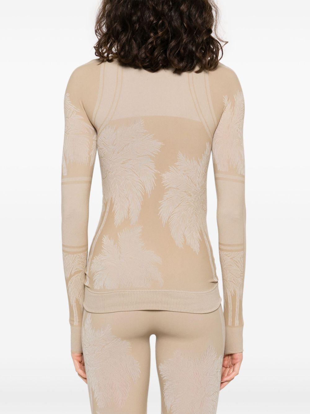 Palm Angels Baselayer Ski Top Beige - Supplied FashionPALM ANGELS