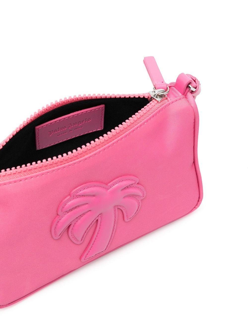 Palm Angels Big Palm Nylon Pouch Pink - Supplied FashionPALM ANGELS