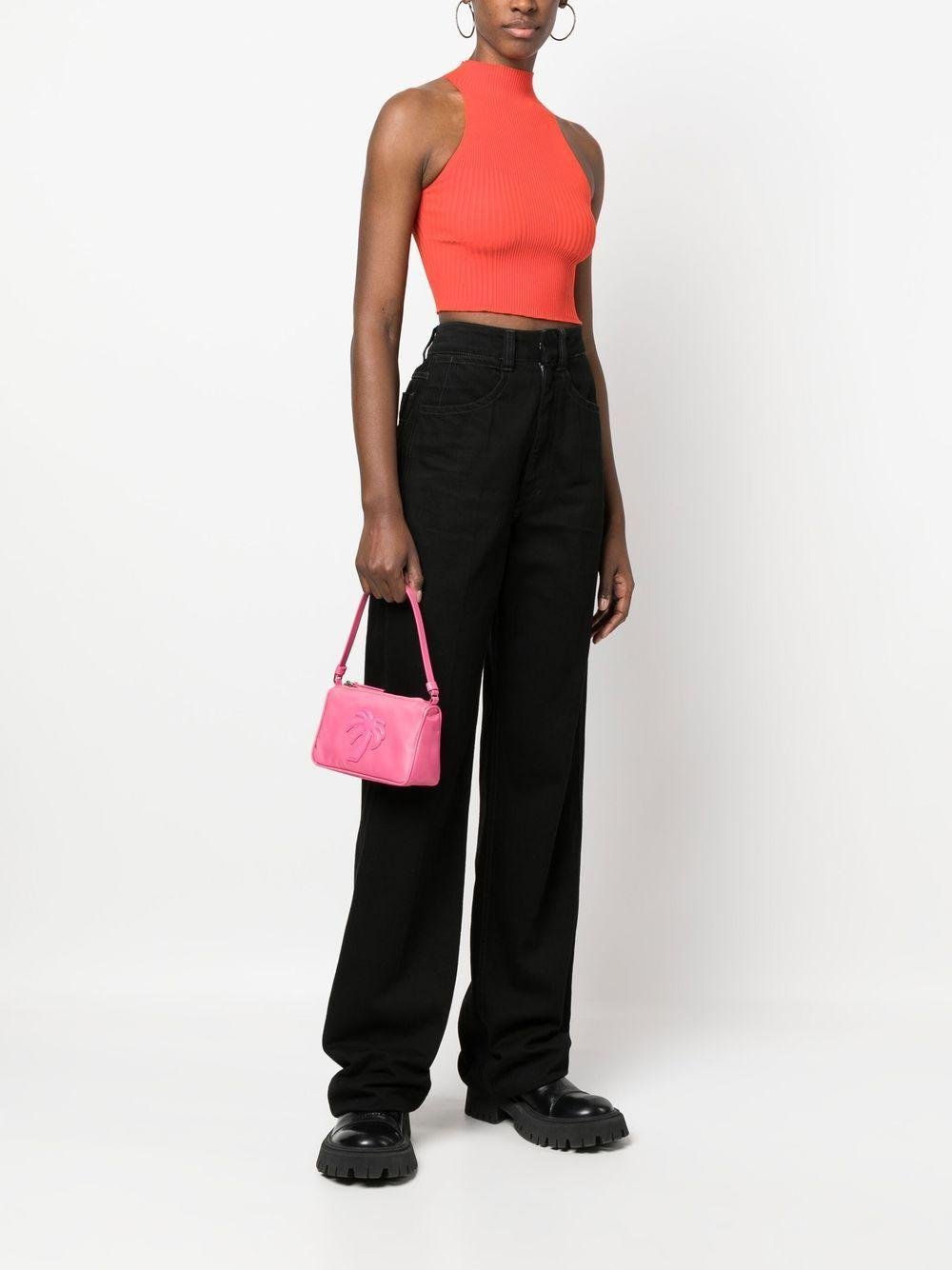 Palm Angels Big Palm Nylon Pouch Pink - Supplied FashionPALM ANGELS