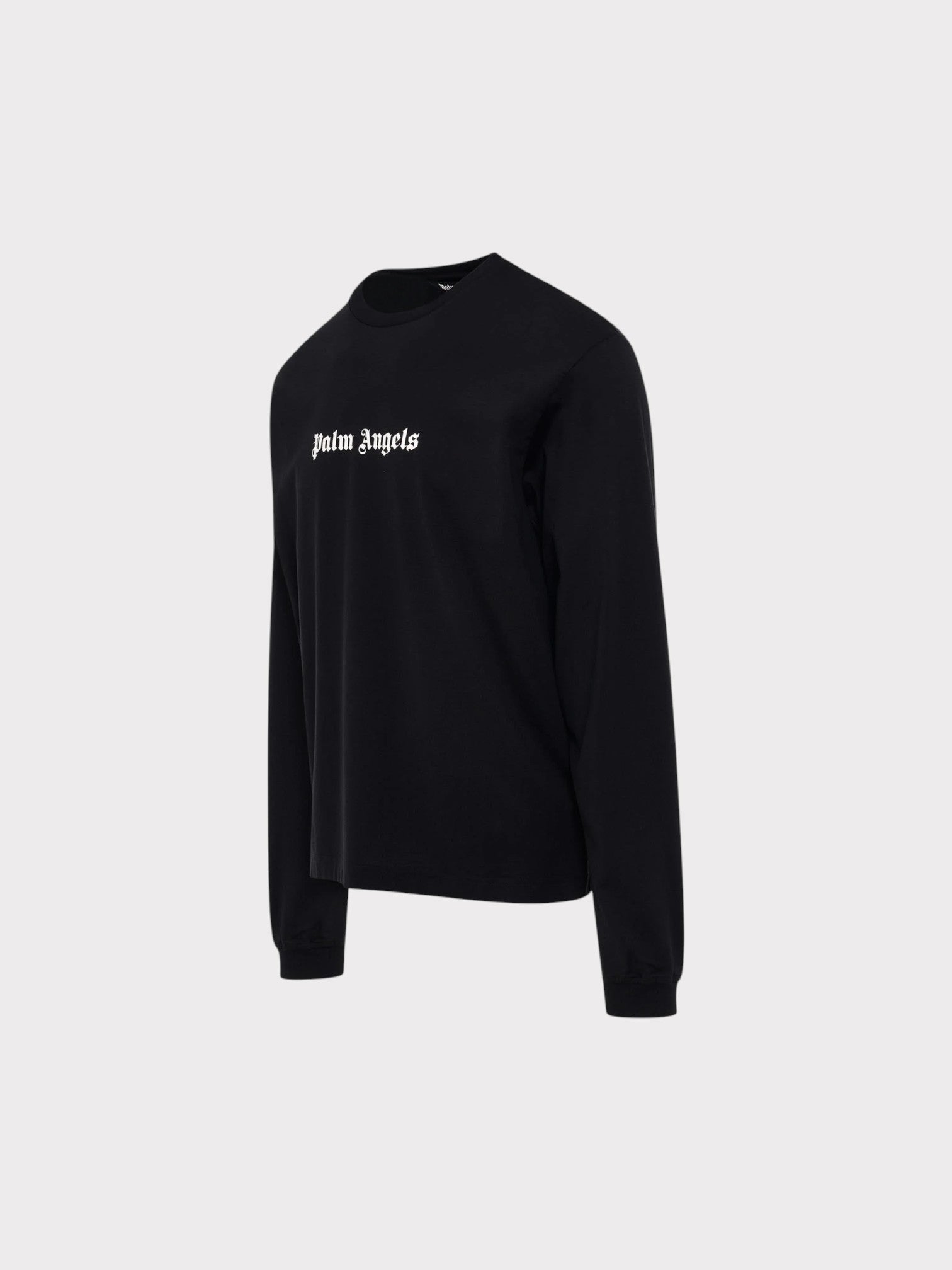 Palm Angels Classic Logo Slim Tee Long Sleeve Black - Supplied FashionPalm Angels
