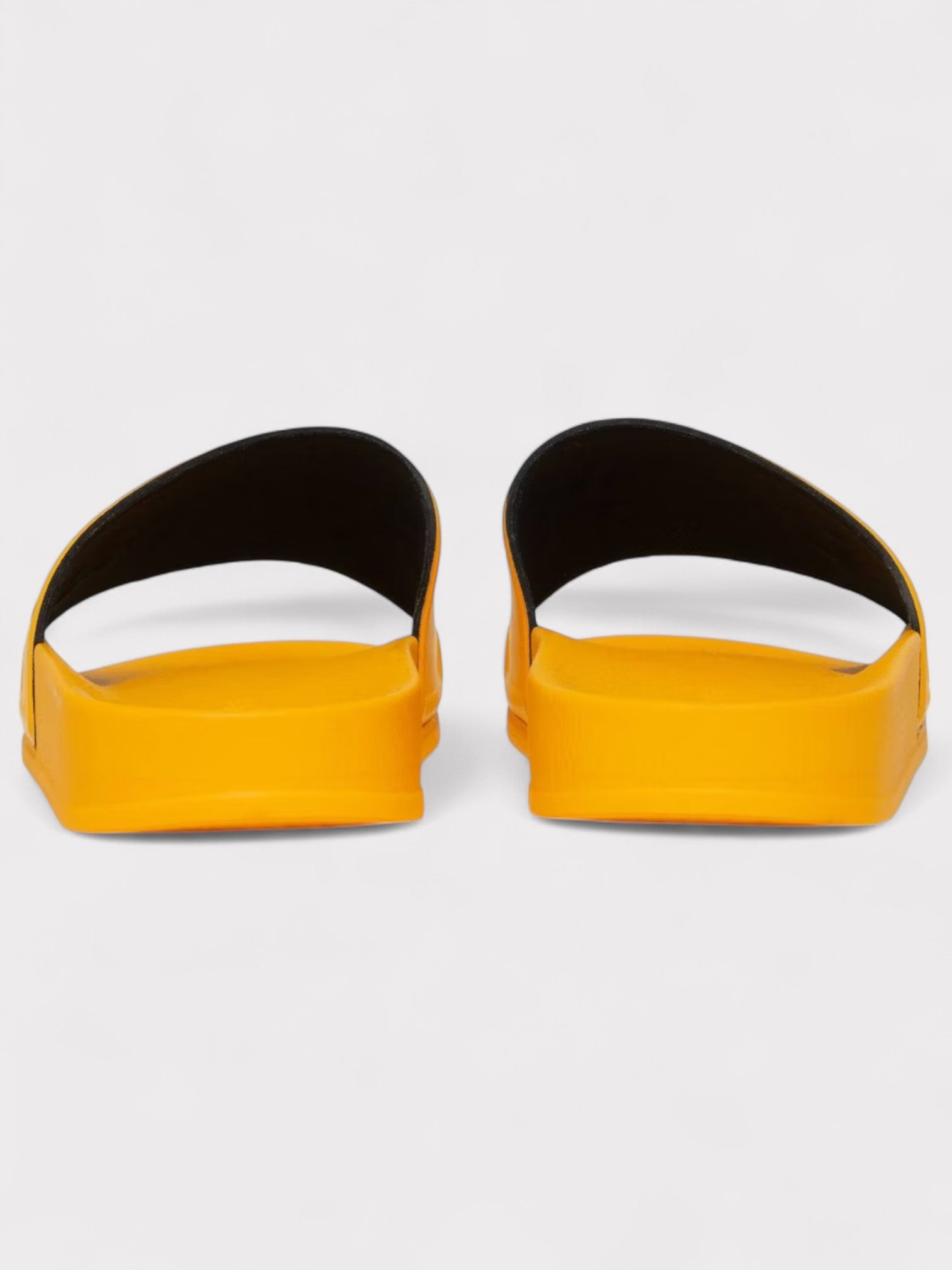 Palm Angels Logo Slides Yellow - Supplied FashionPalm Angels