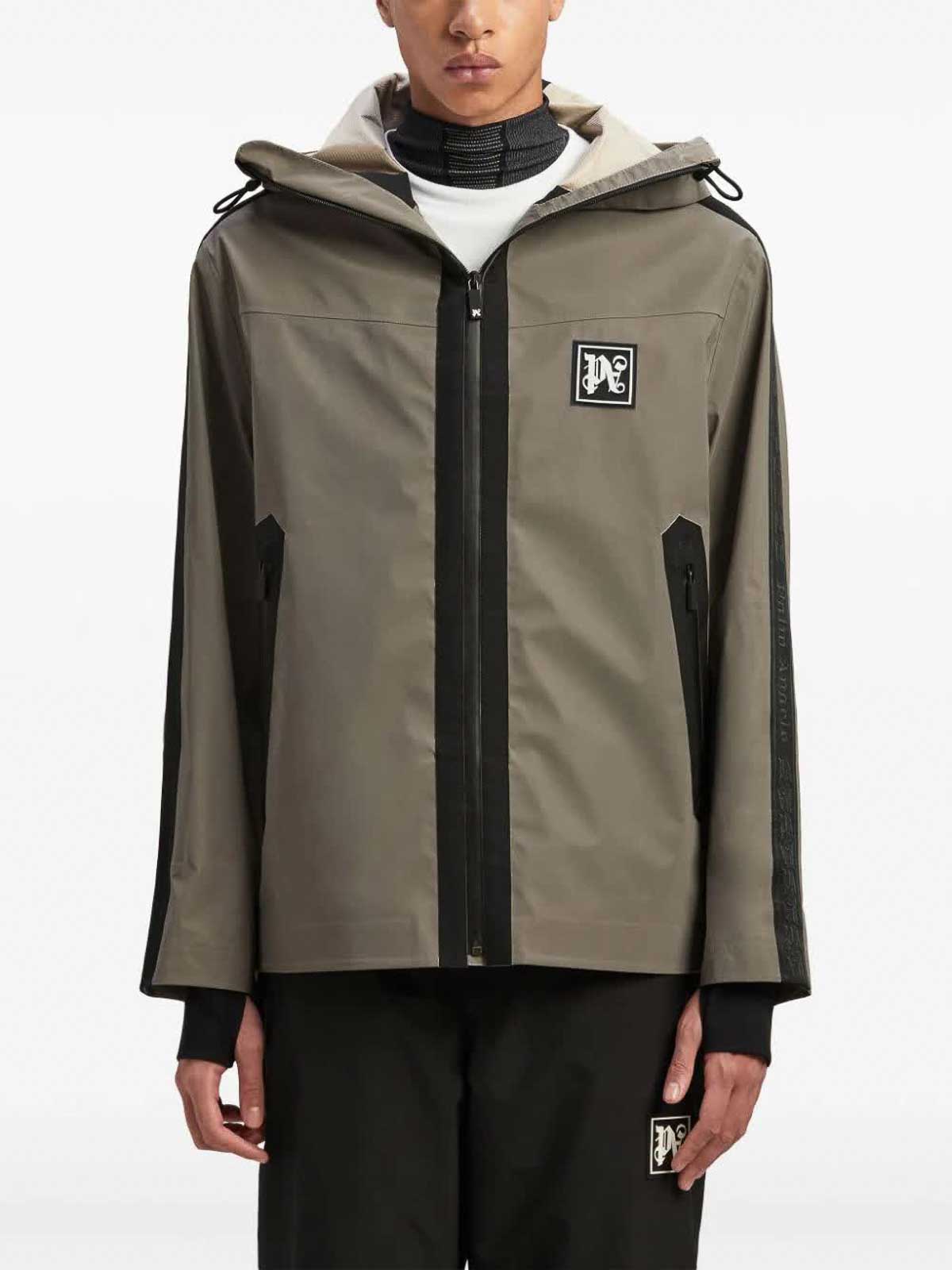 Palm Angels Reflective Ski Jacket Grey - Supplied FashionPALM ANGELS