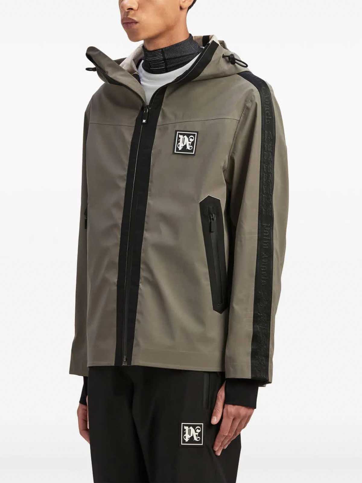 Palm Angels Reflective Ski Jacket Grey - Supplied FashionPALM ANGELS