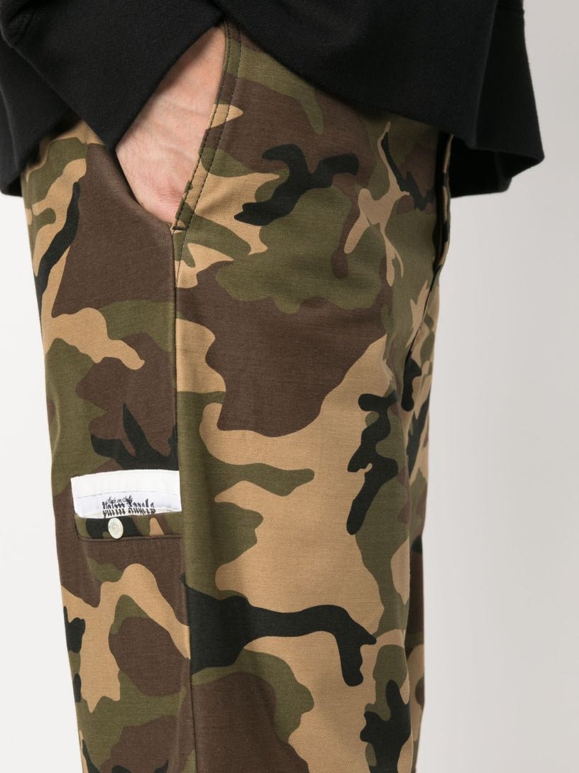 Palm Angels Sartorial Waistband Camo Workpants Green - Supplied FashionPalm Angels