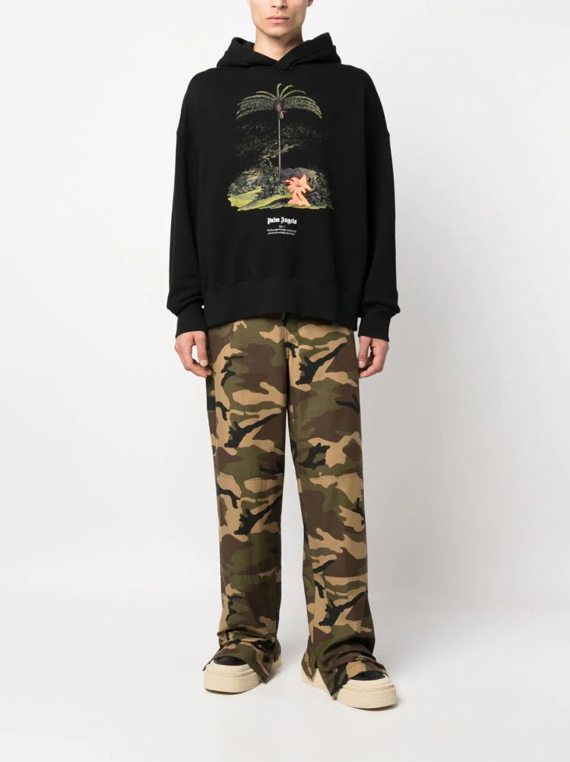 Palm Angels Sartorial Waistband Camo Workpants Green - Supplied FashionPalm Angels