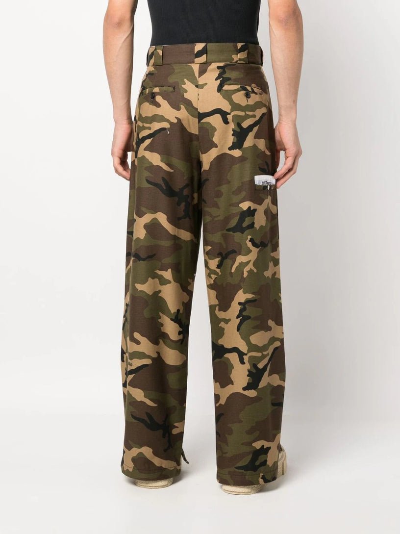 Palm Angels Sartorial Waistband Camo Workpants Green - Supplied FashionPalm Angels