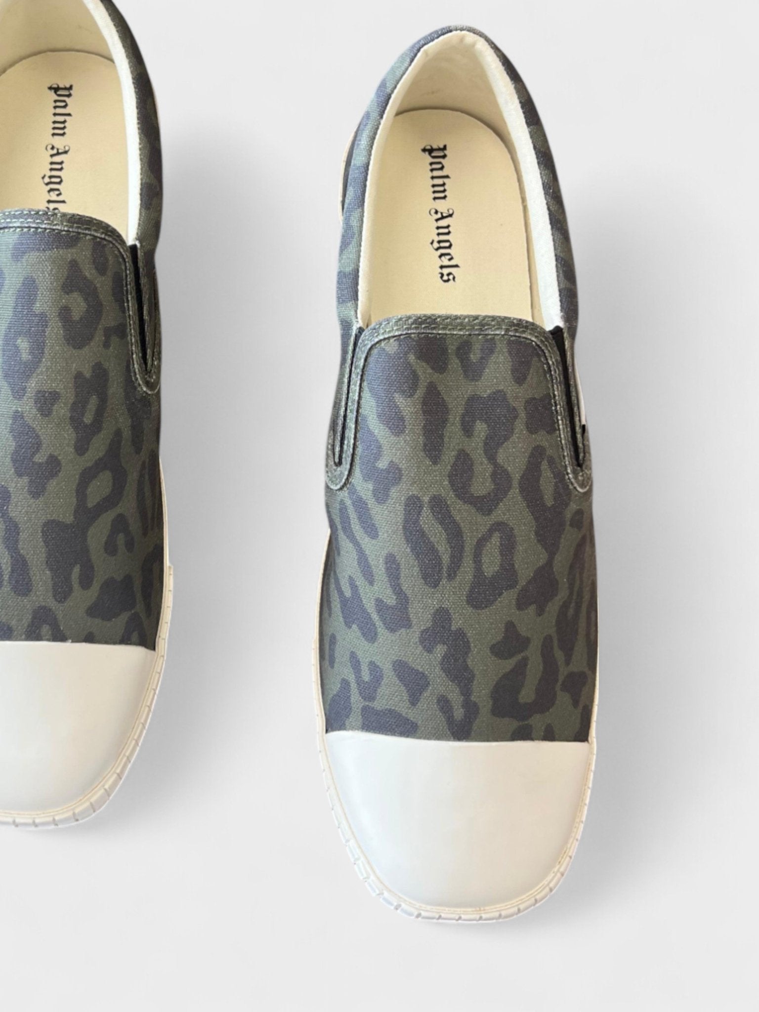 Palm Angels Square Slip On Vulc Camo Green - Supplied FashionPalm Angels