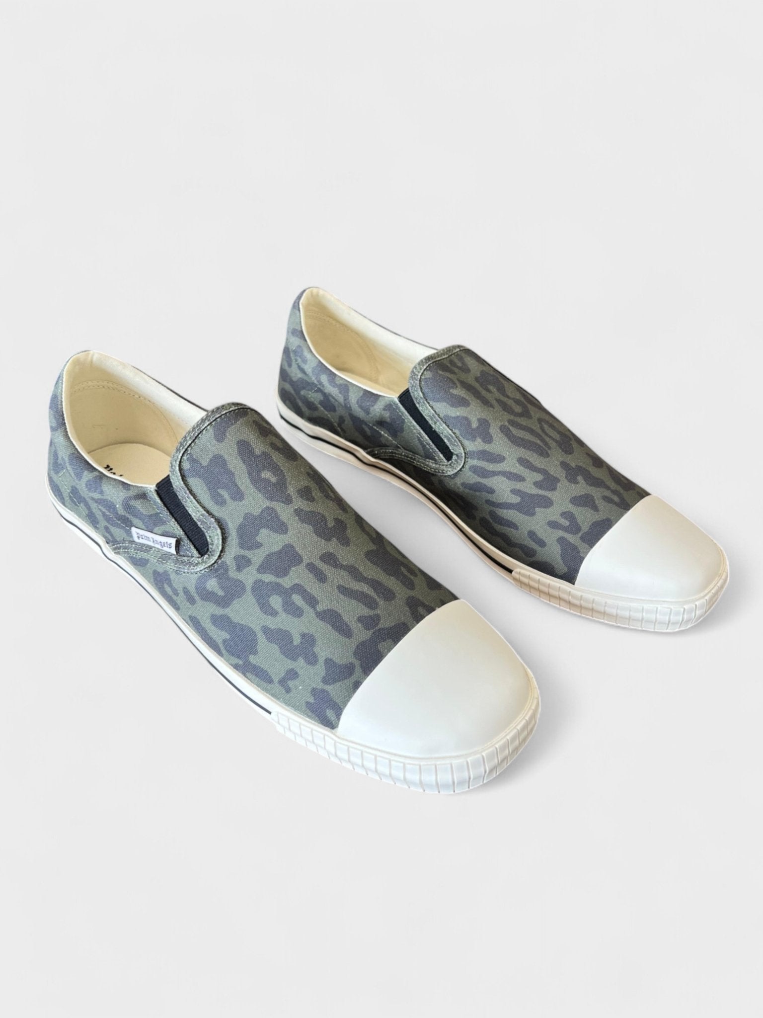 Palm Angels Square Slip On Vulc Camo Green - Supplied FashionPalm Angels