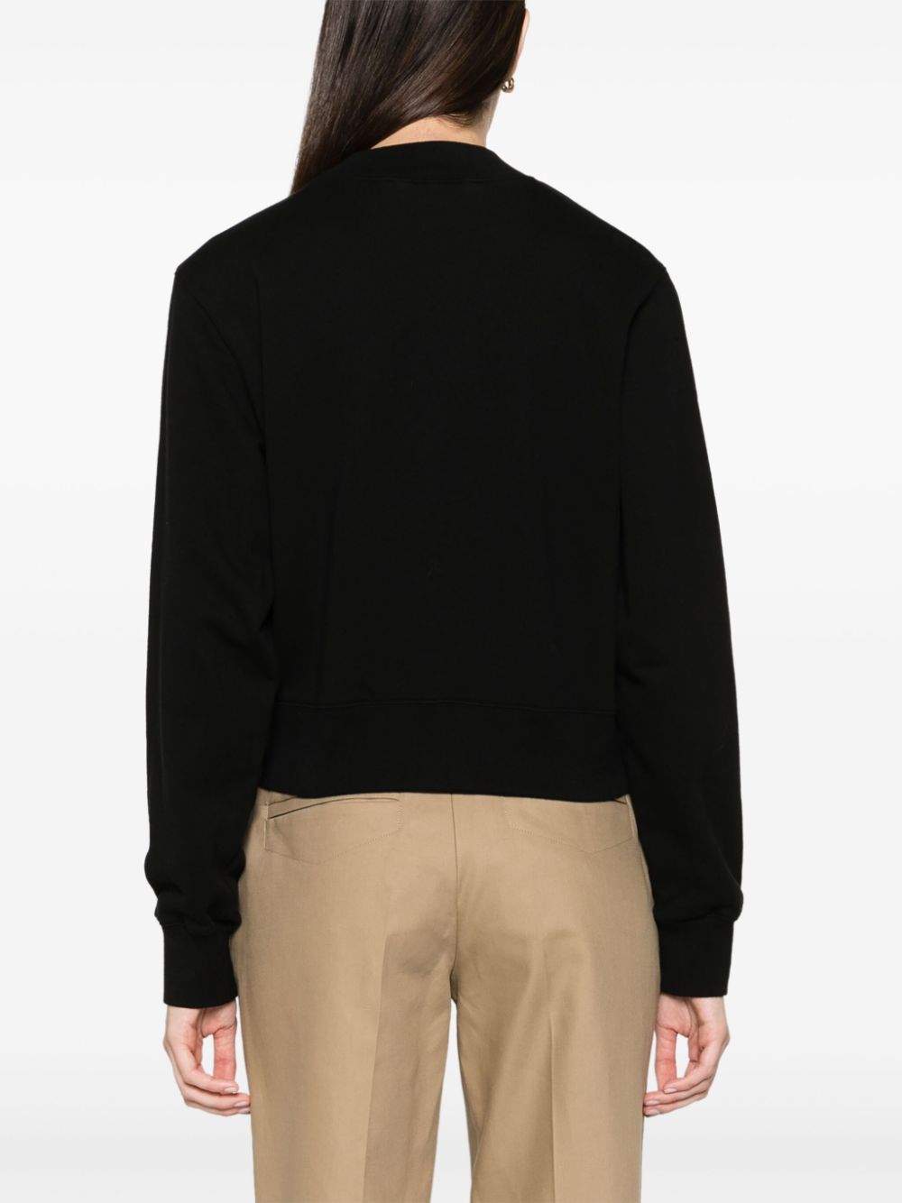 Palm Angels Statement Crewneck Black - Supplied FashionPALM ANGELS