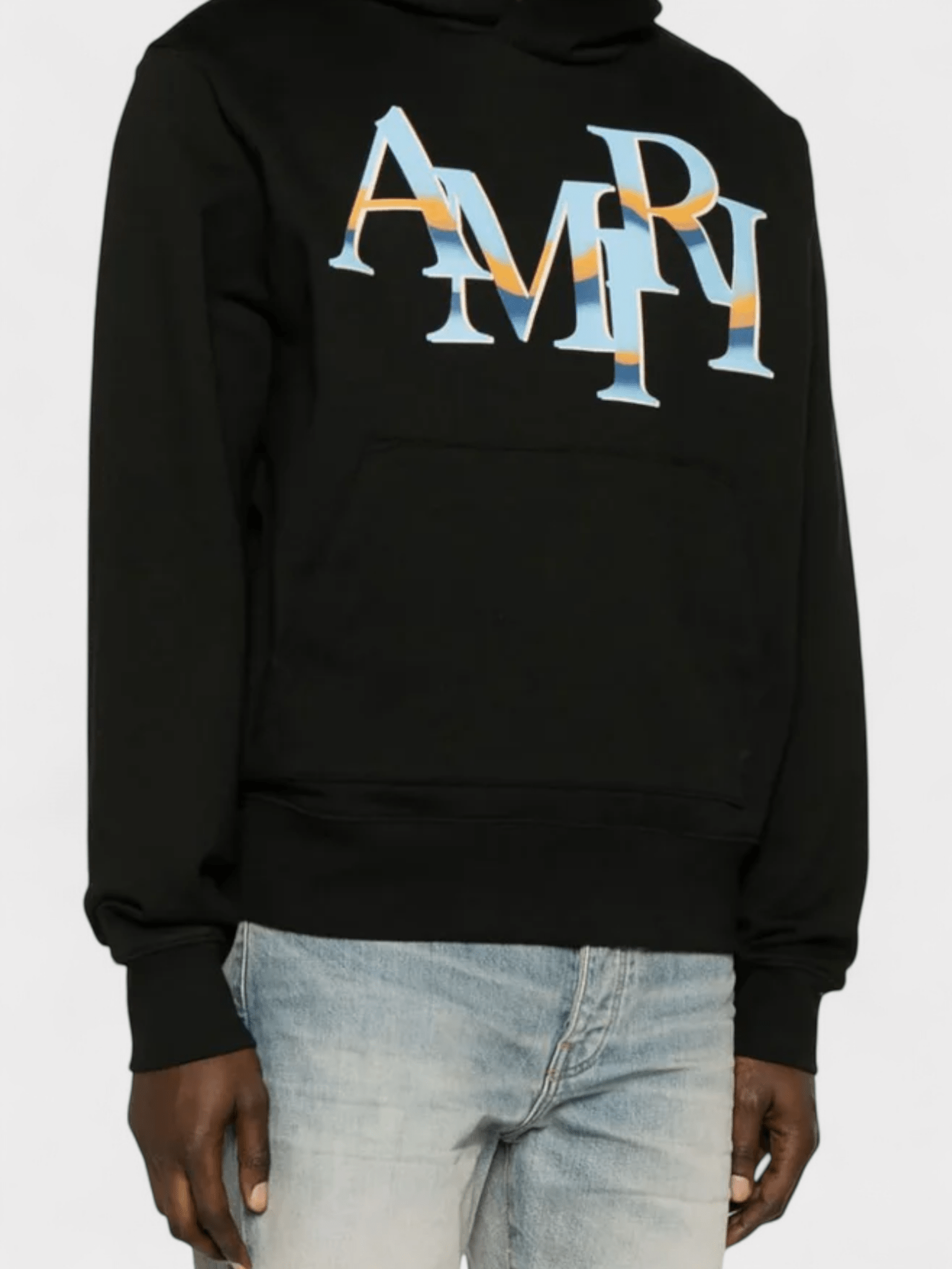 Staggered Chrome Hoodie - Supplied FashionAmiri