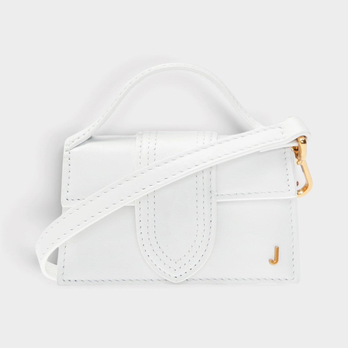 Le Petit Bambino Mini Hand Sized Purse White