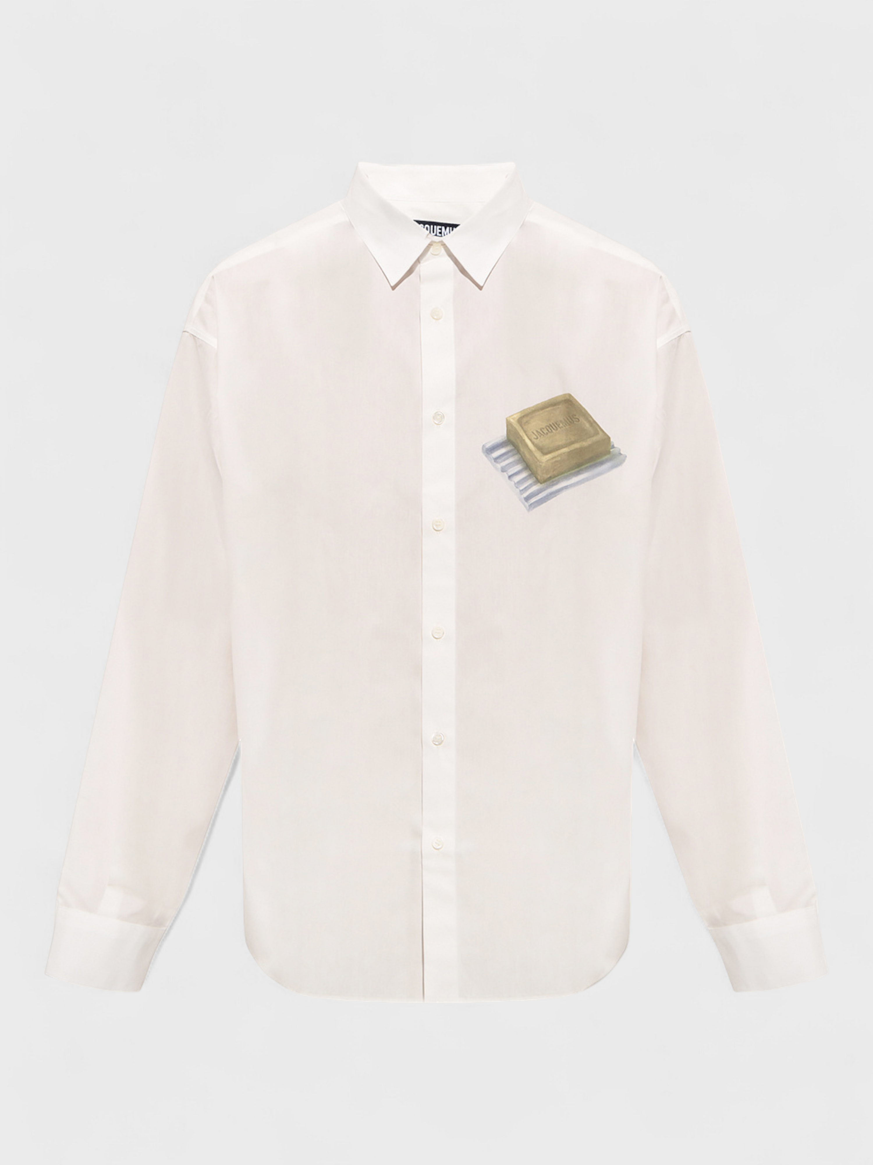 Jacquemus La Chemise Simon Print Green Soap