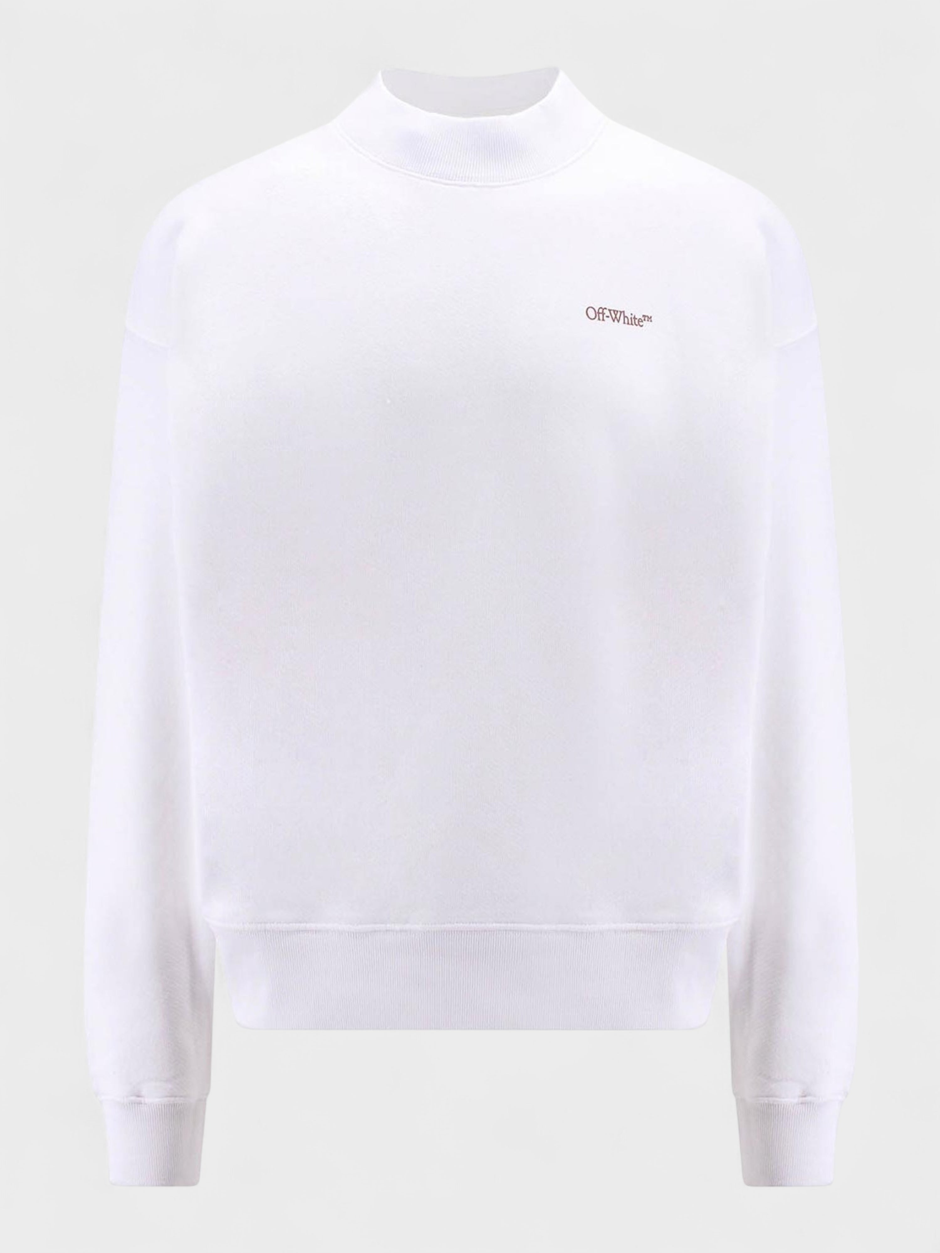 Off-White Scratch Arrow Skate Crewneck White