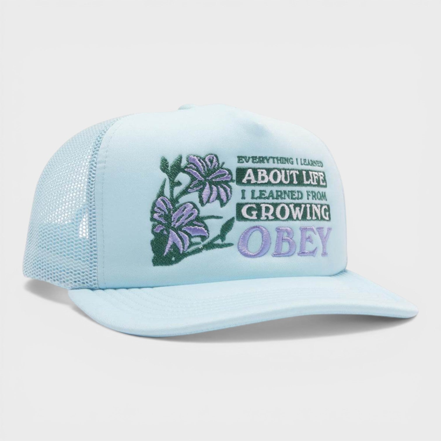 Life Trucker Hat Clear Sky Blue