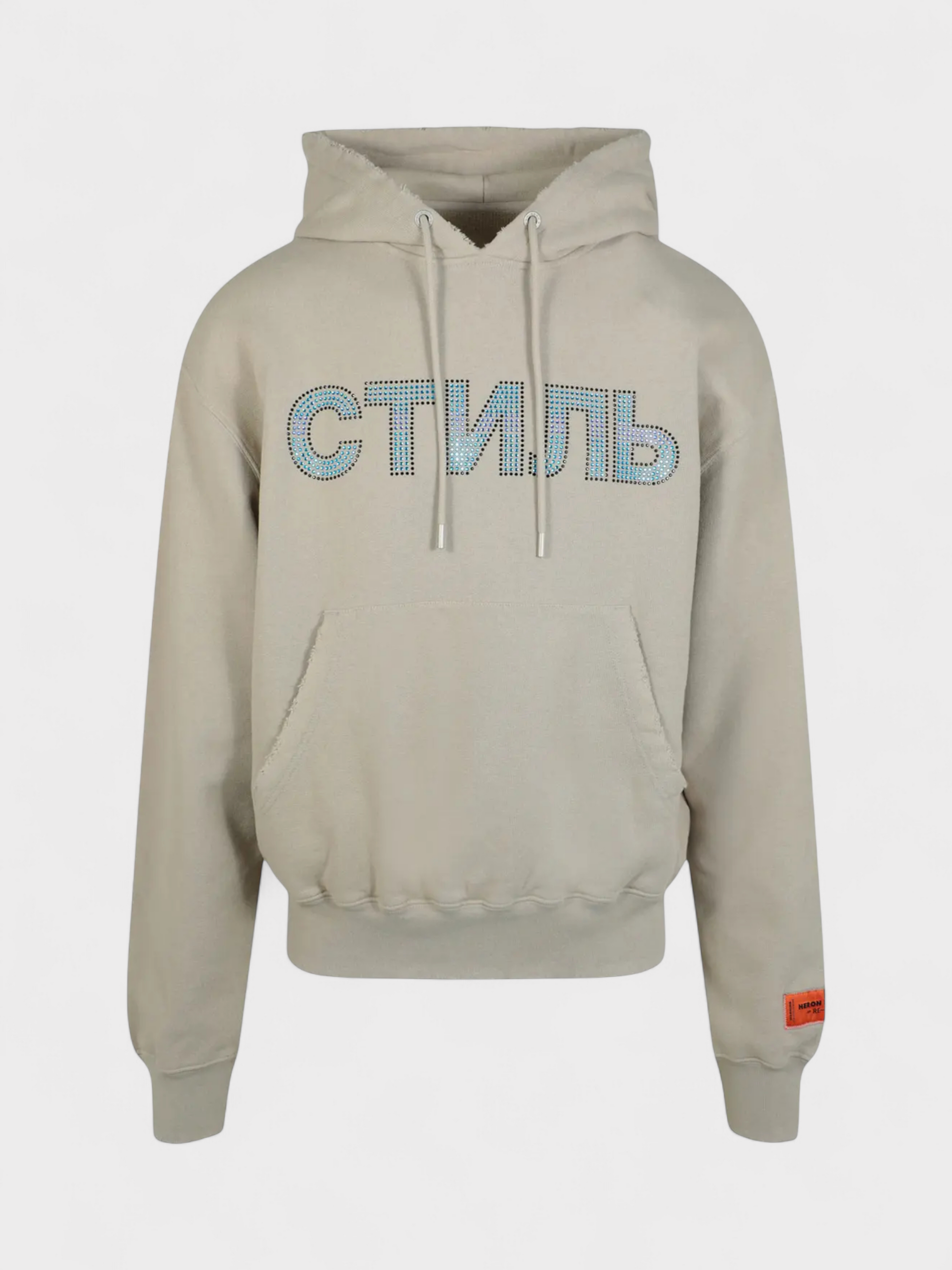Heron Preston CTNMB Strass Hoodie Grey