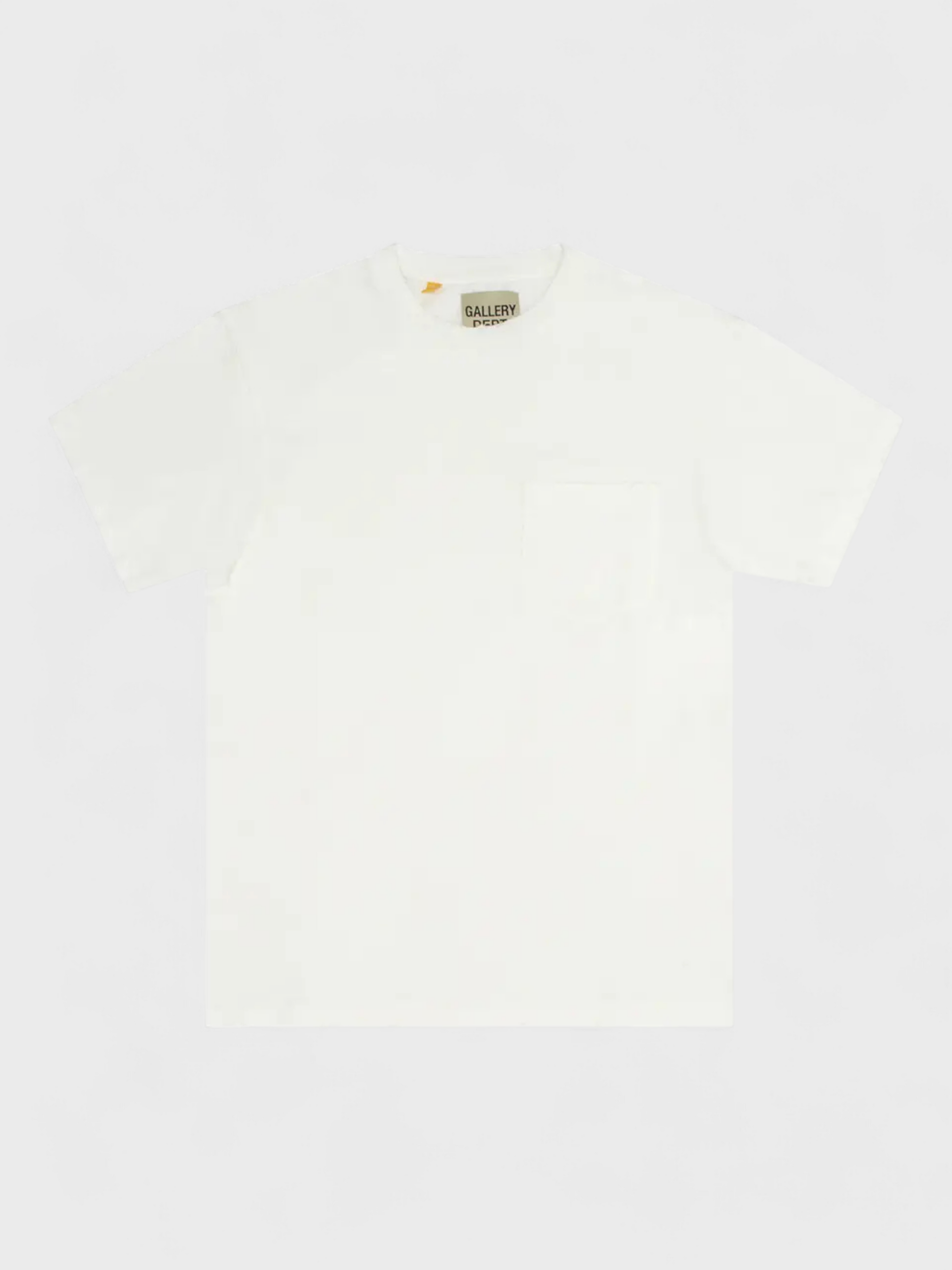 Gallery Dept. Plain Vintage Pocket Tee White