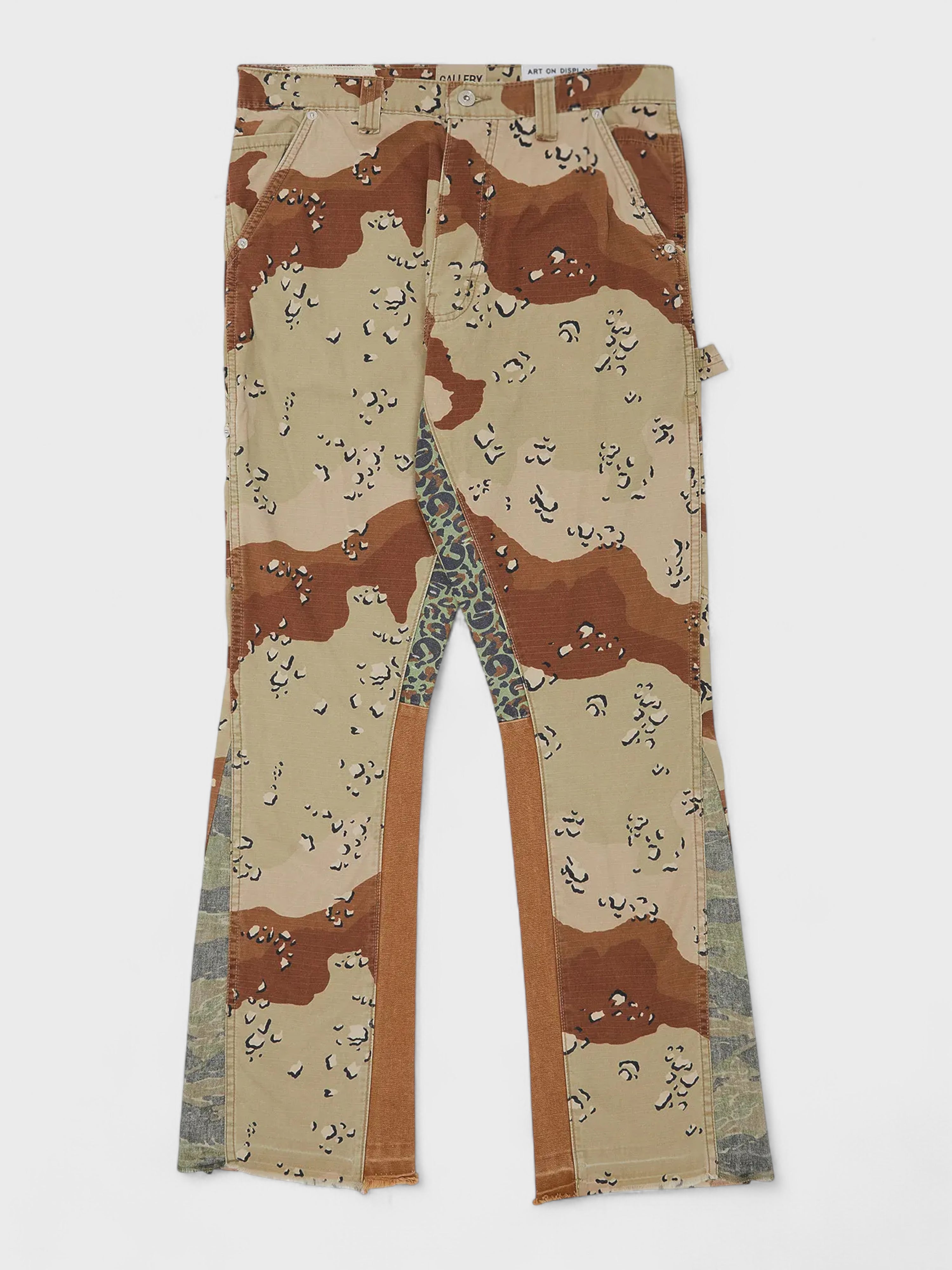 Gallery Dept. Camo La Flare Pants Chocolate Chip