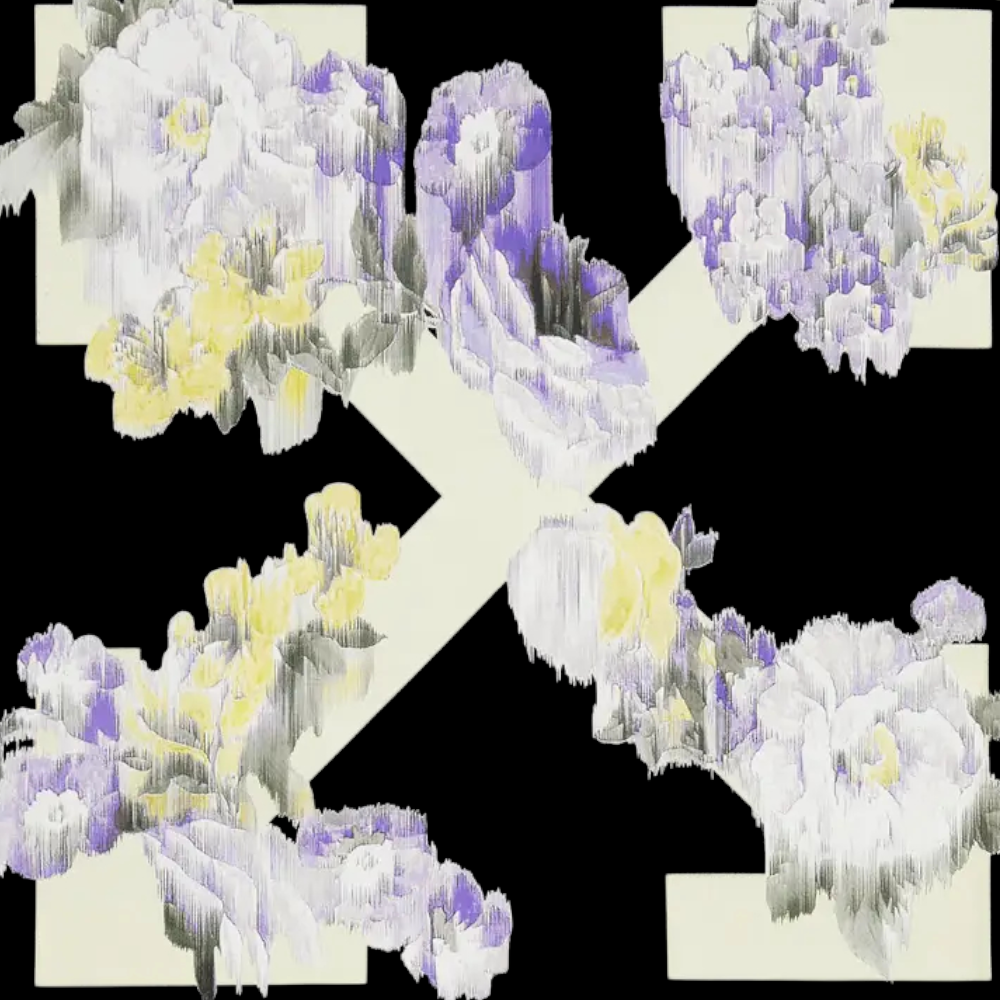 Off-White Flower Arrow Long Sleeve Shirt Black
