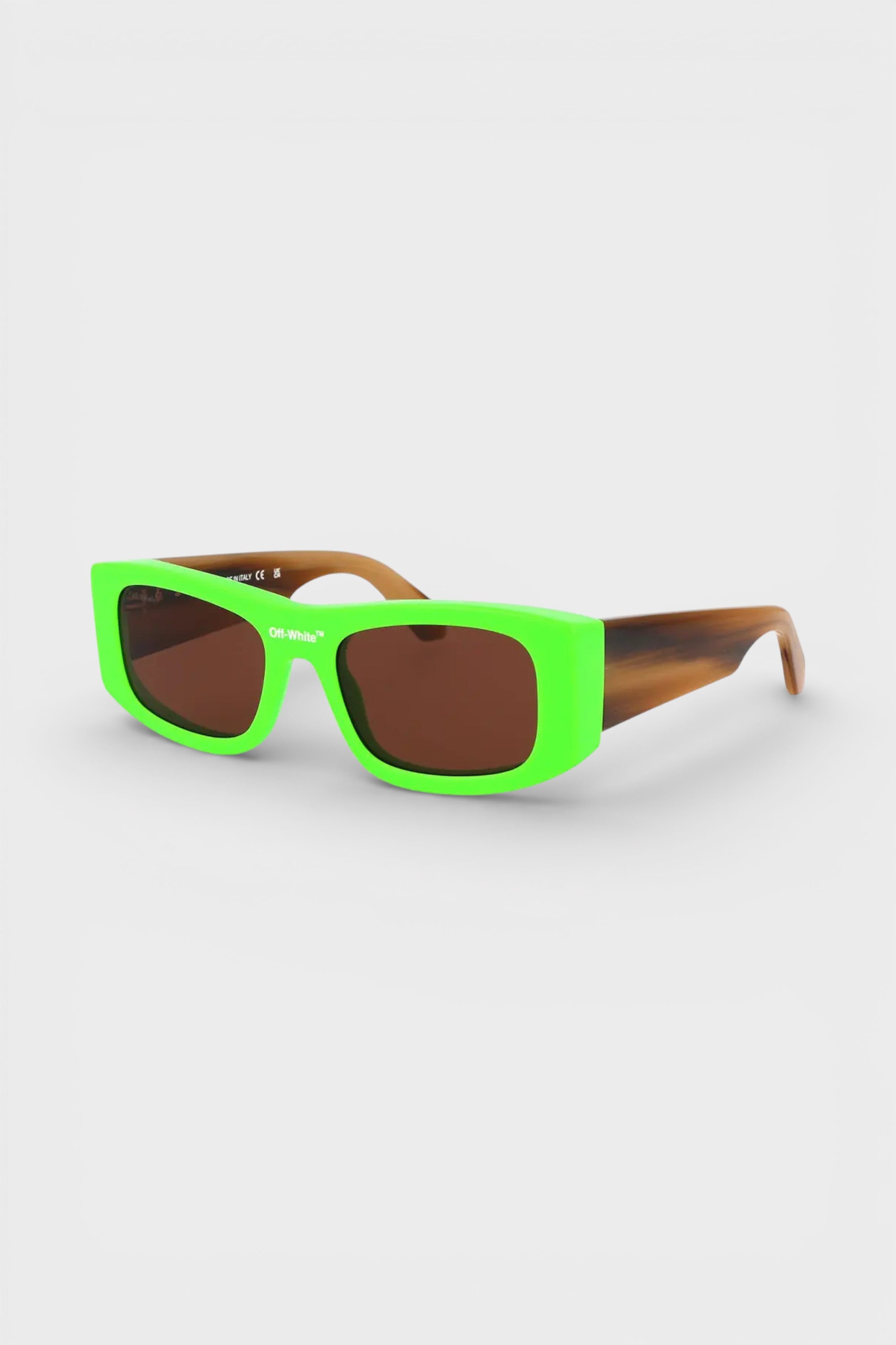 Off-White Lucio Sunglasses Green Brown