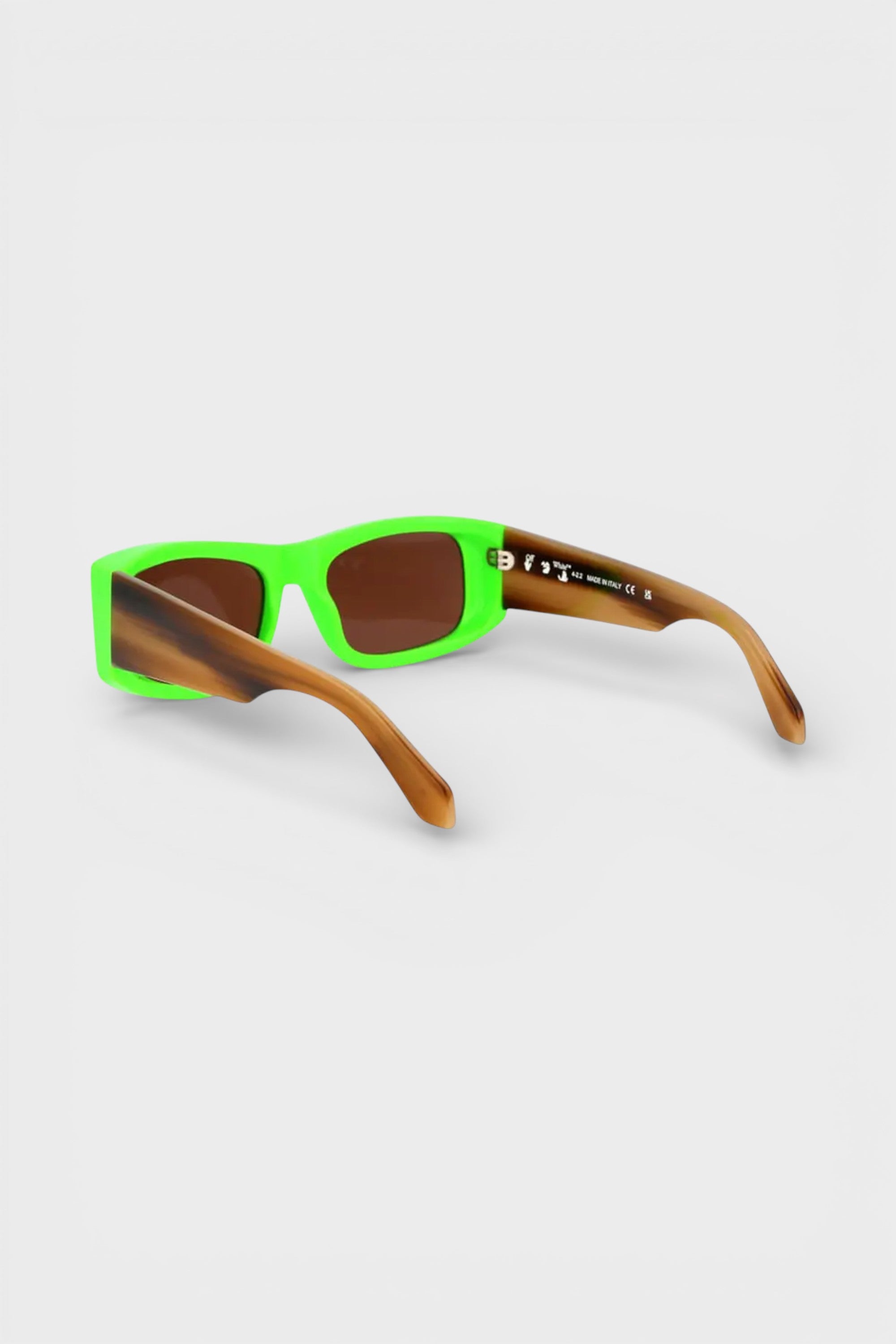 Off-White Lucio Sunglasses Green Brown