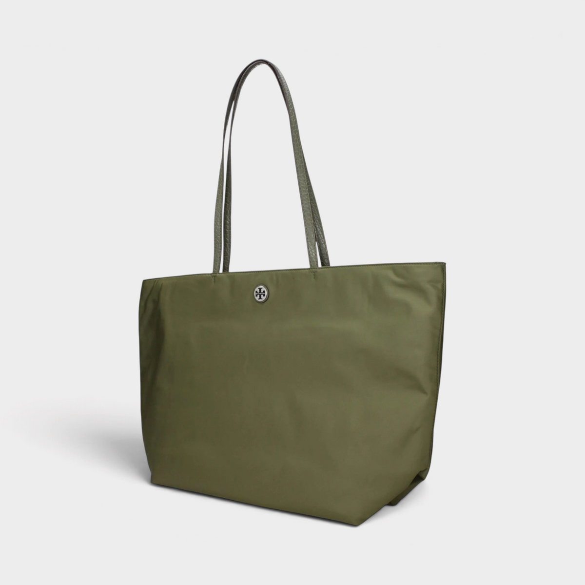 Nylon Tote Bag Khaki Green