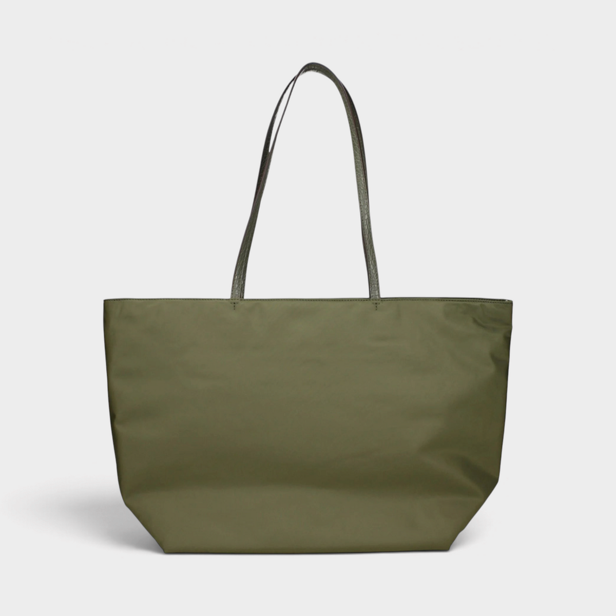 Nylon Tote Bag Khaki Green