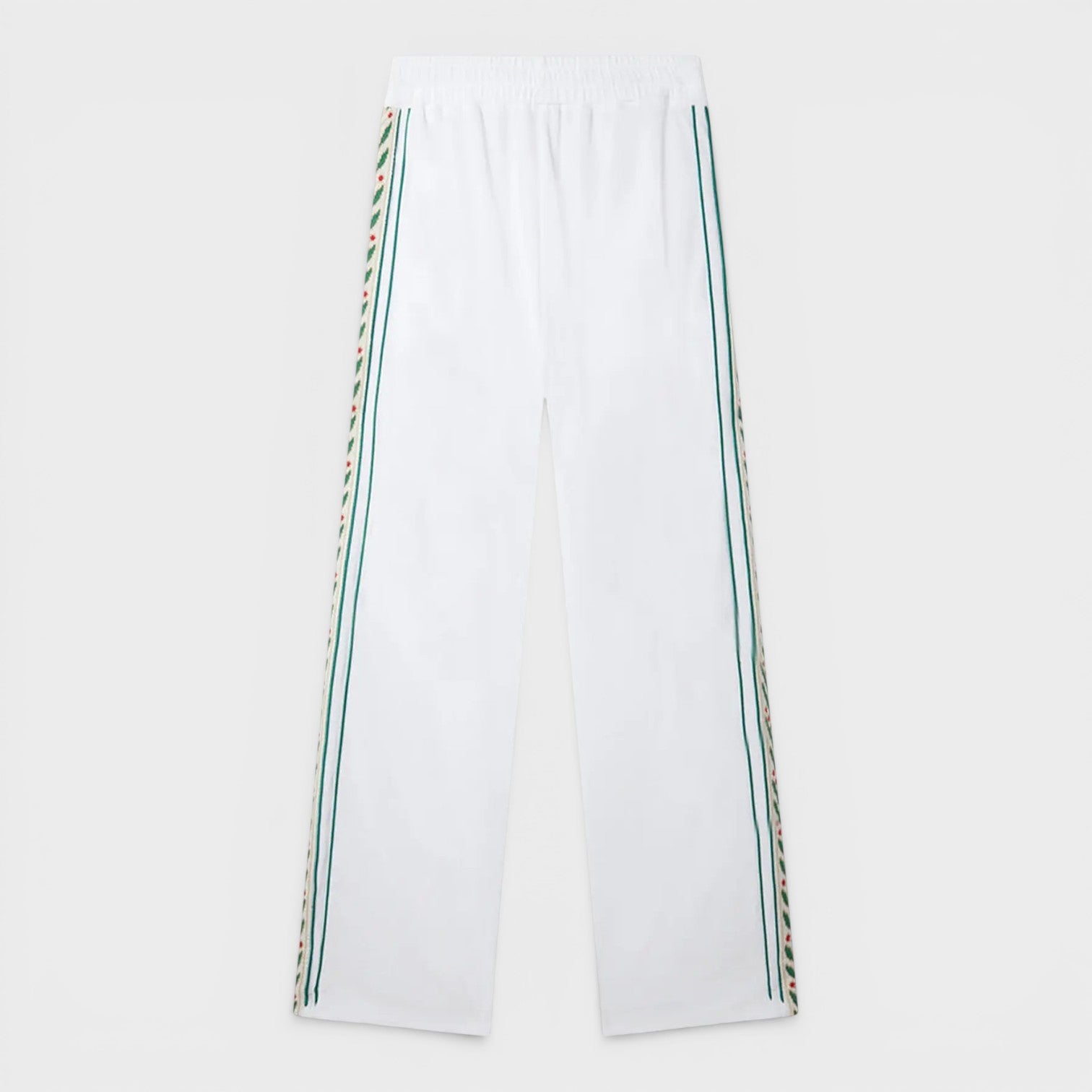 Modal Velour Laurel Track Pant White