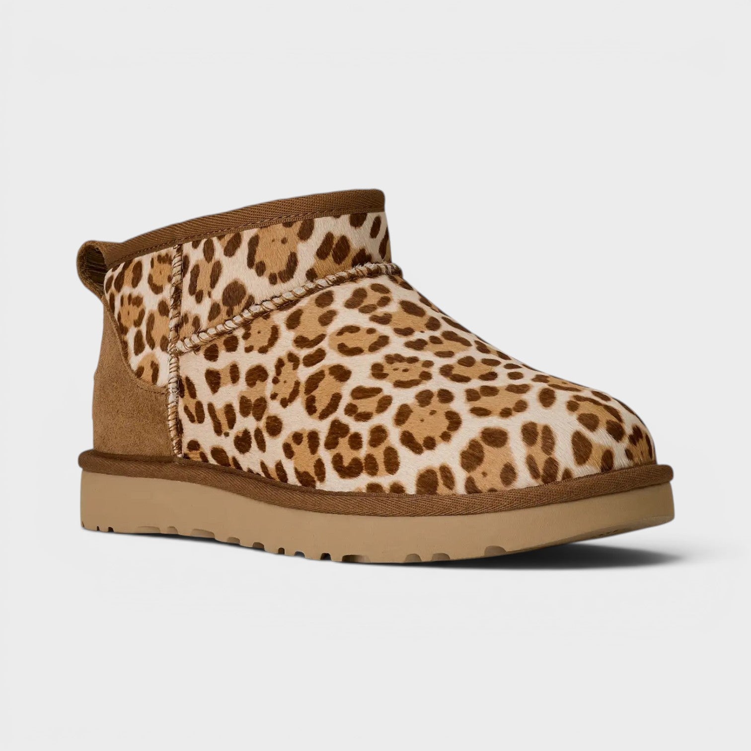 Women's Classic Ultra Mini Plains Boot Felicity Leopard Jasmine