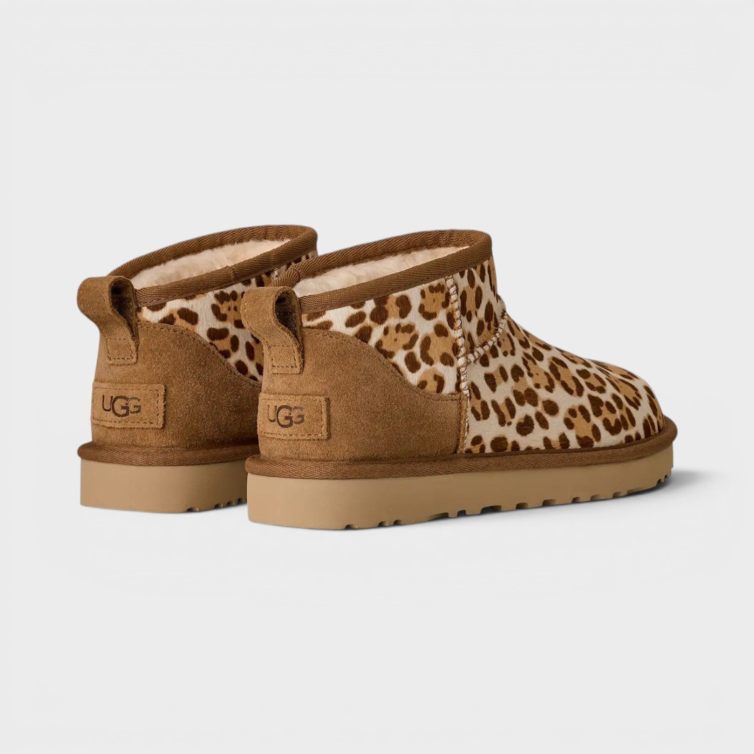 Women's Classic Ultra Mini Plains Boot Felicity Leopard Jasmine