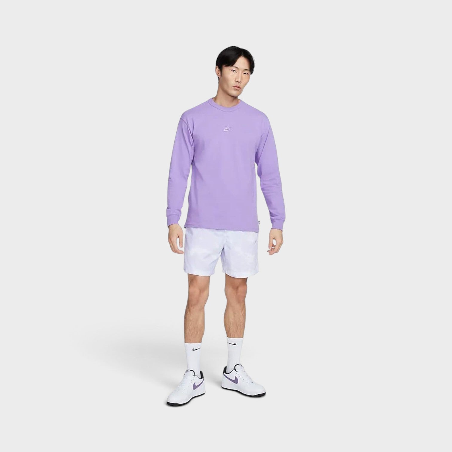 Tech Pack Woven Watercolour Shorts Indigo Haze White