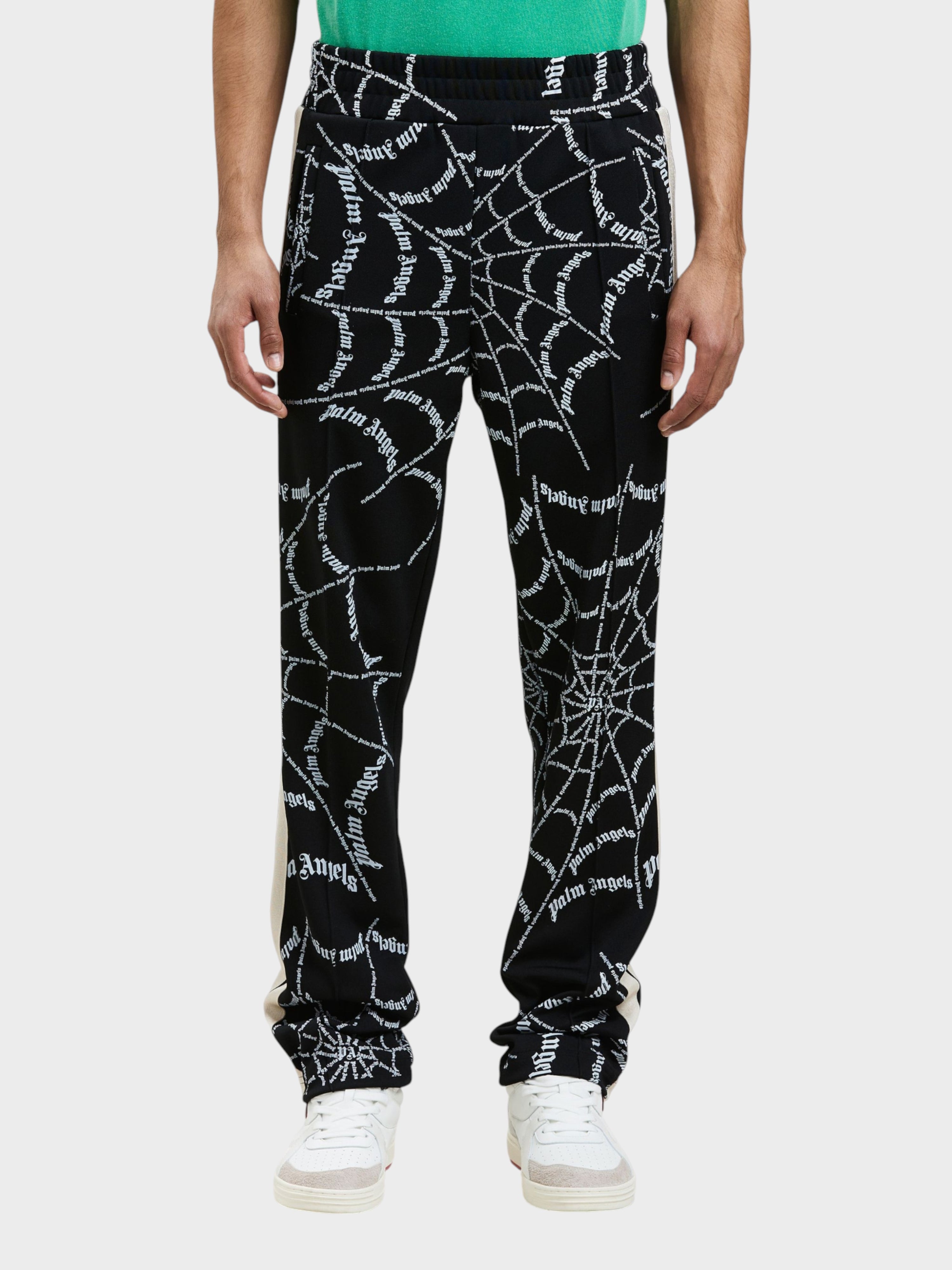 Palm Angels Spider Web Classic Trackpants Black
