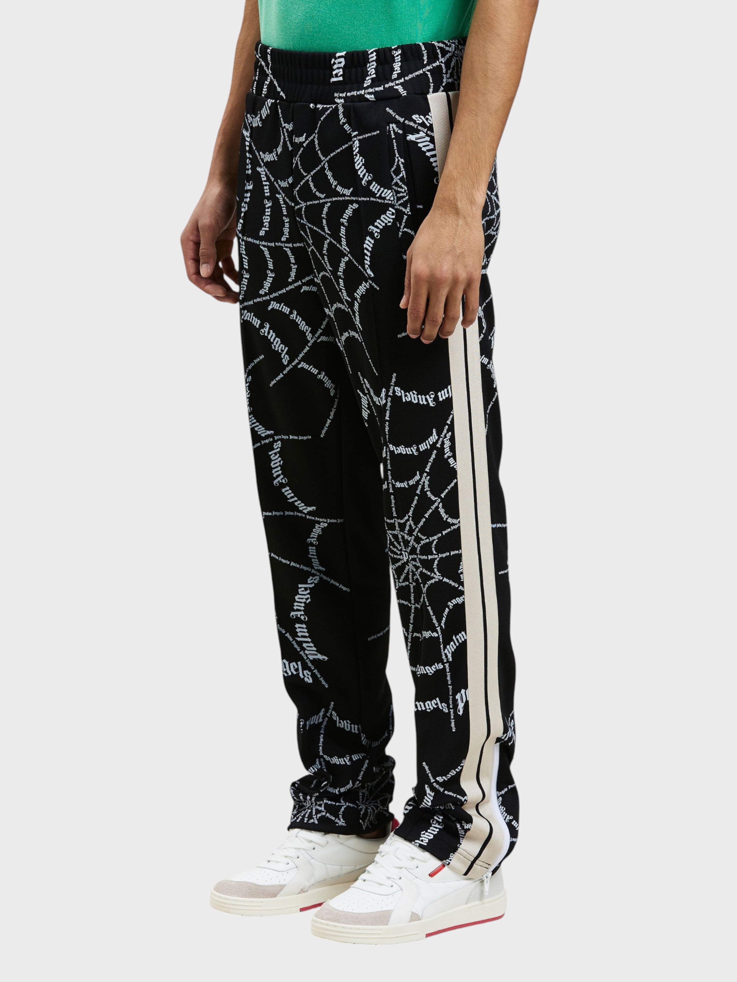 Palm Angels Spider Web Classic Trackpants Black