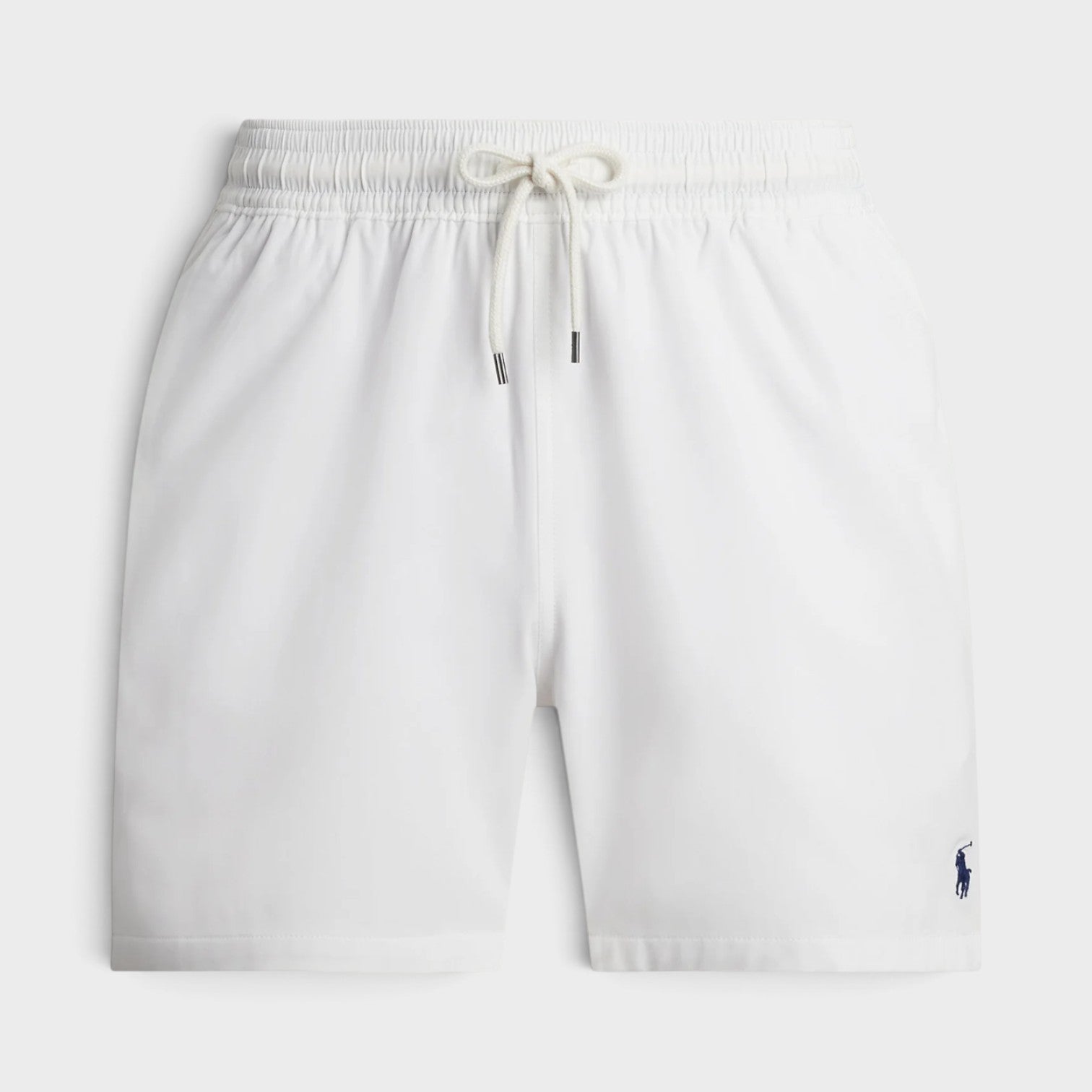Polo Classic Logo Swim Trunks White