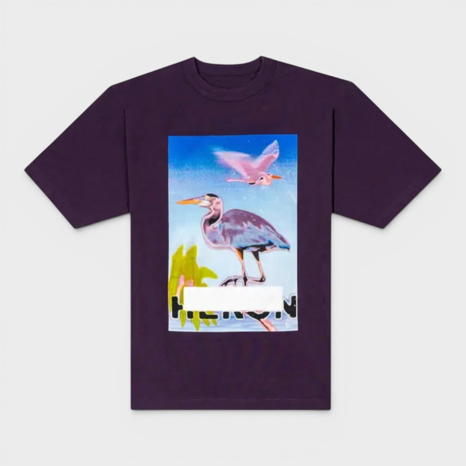 Censored Heron Tee Purple