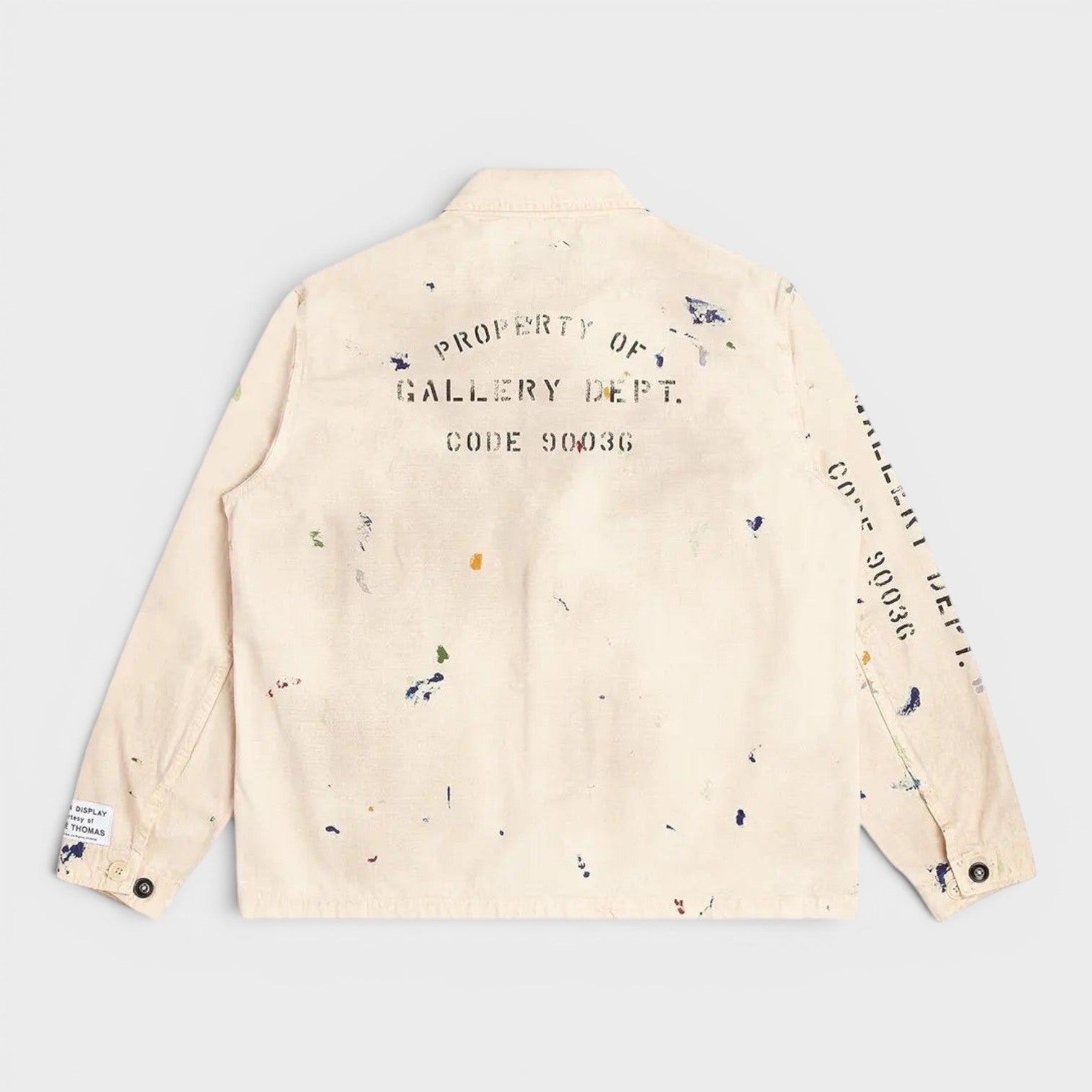 EP Jacket All-Over Paint-Splatter Jacket White Multi
