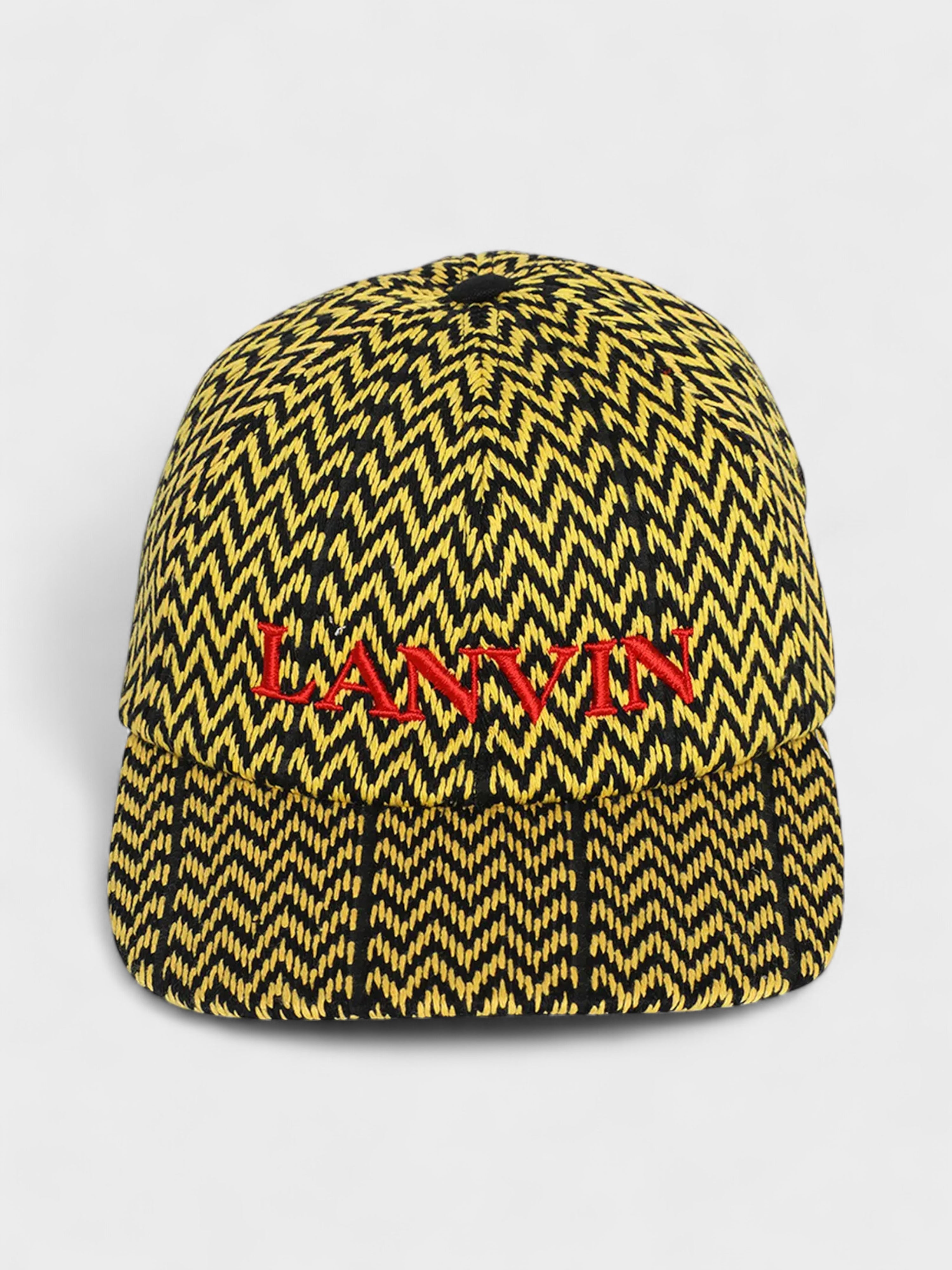 Lanvin x Future Curb Baseball Cap Black Yellow