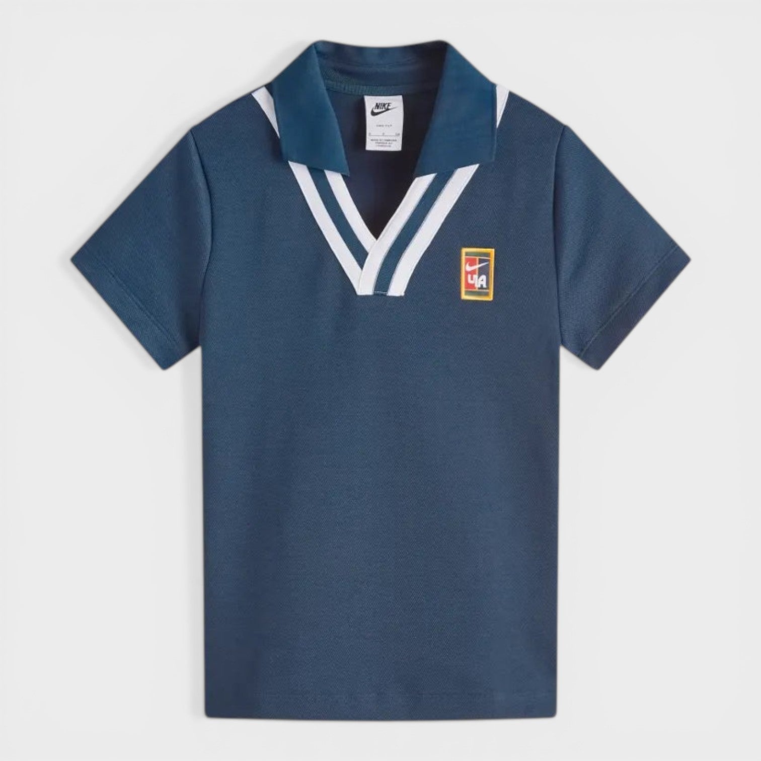 NSW Yoon Polo Top Navy White