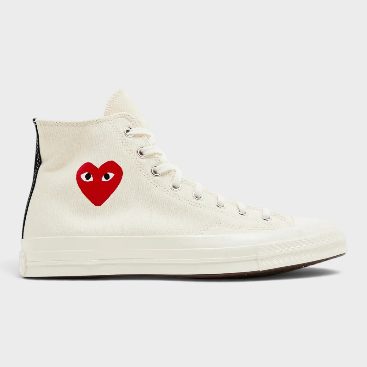 Chuck Taylor All Star 70 Hi Comme des Garcons PLAY Single Heart Milk