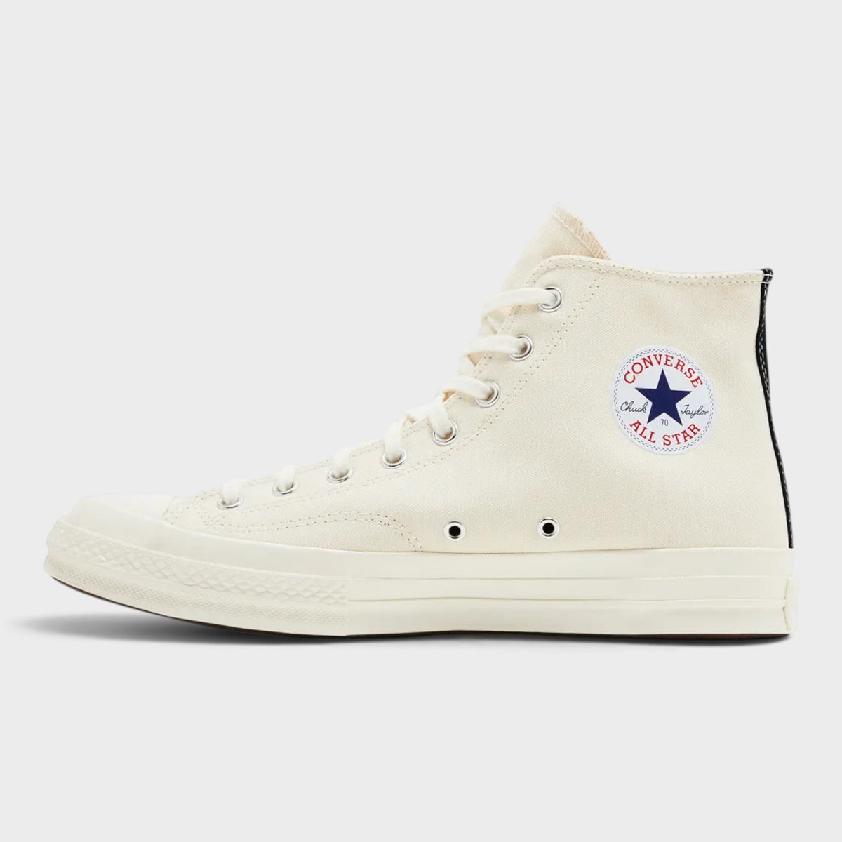 Chuck Taylor All Star 70 Hi Comme des Garcons PLAY Single Heart Milk