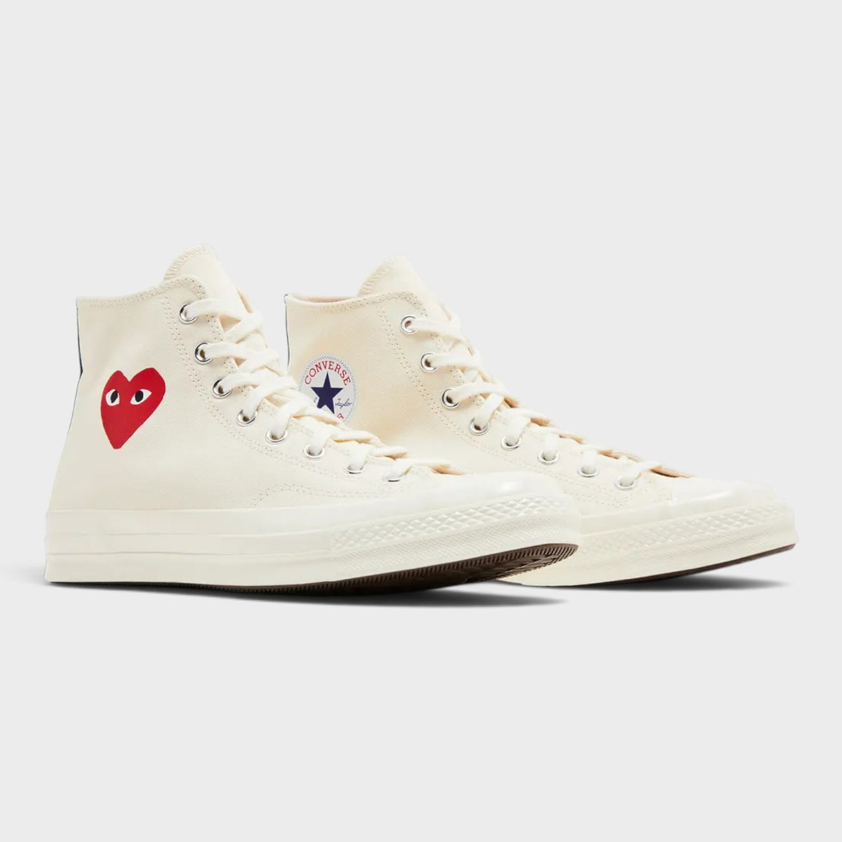 Chuck Taylor All Star 70 Hi Comme des Garcons PLAY Single Heart Milk