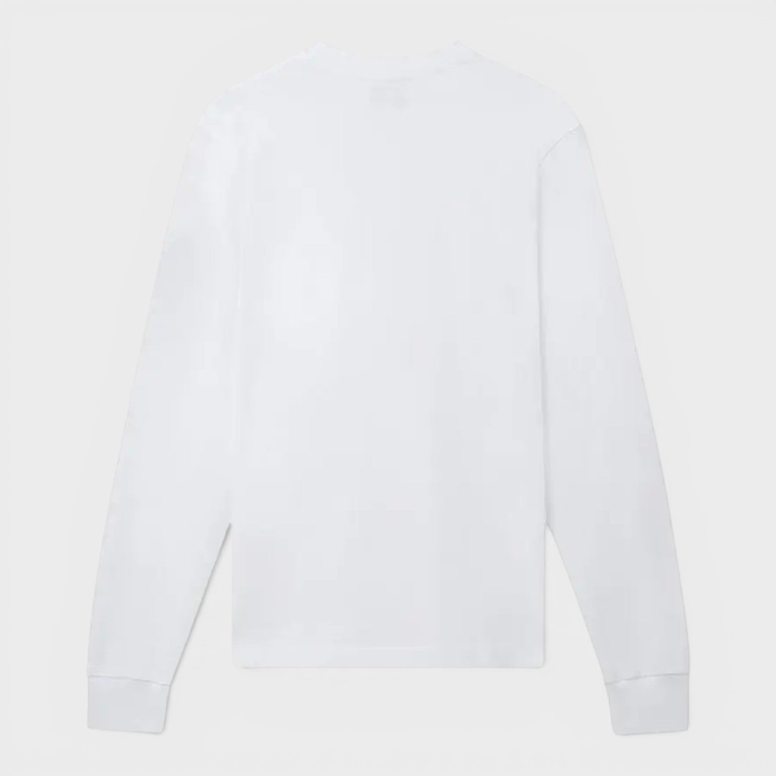 Printed Long Sleeve T-Shirt Pastel Court White