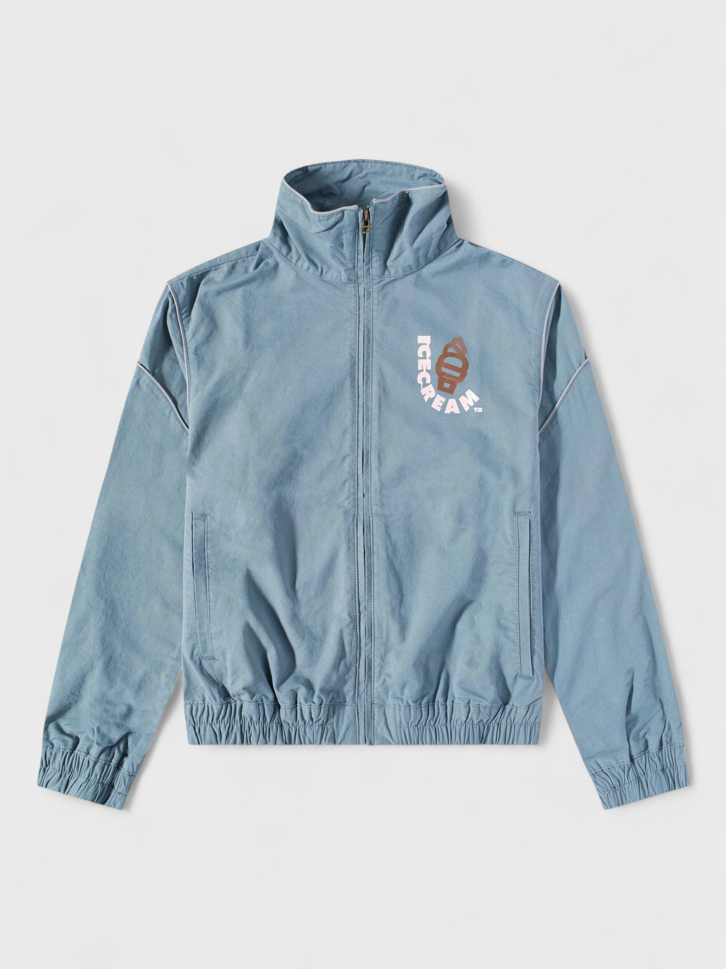 Icecream Soft Serve Track Jacket in Blue