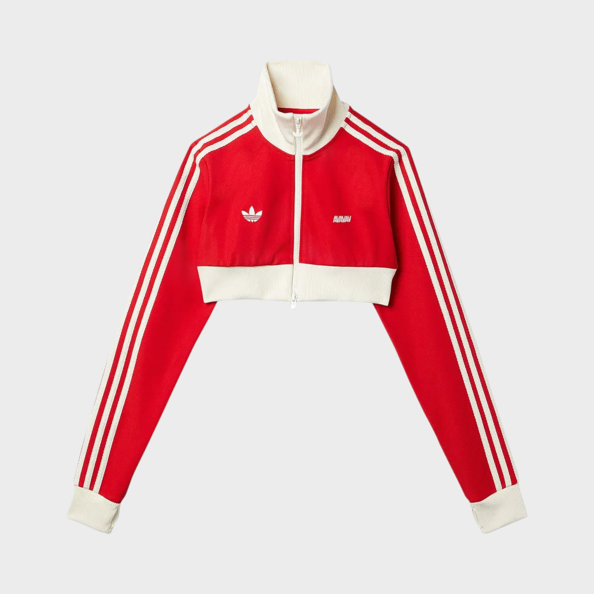 adidas x Avavav Cropped Track Top Better Scarlet Red