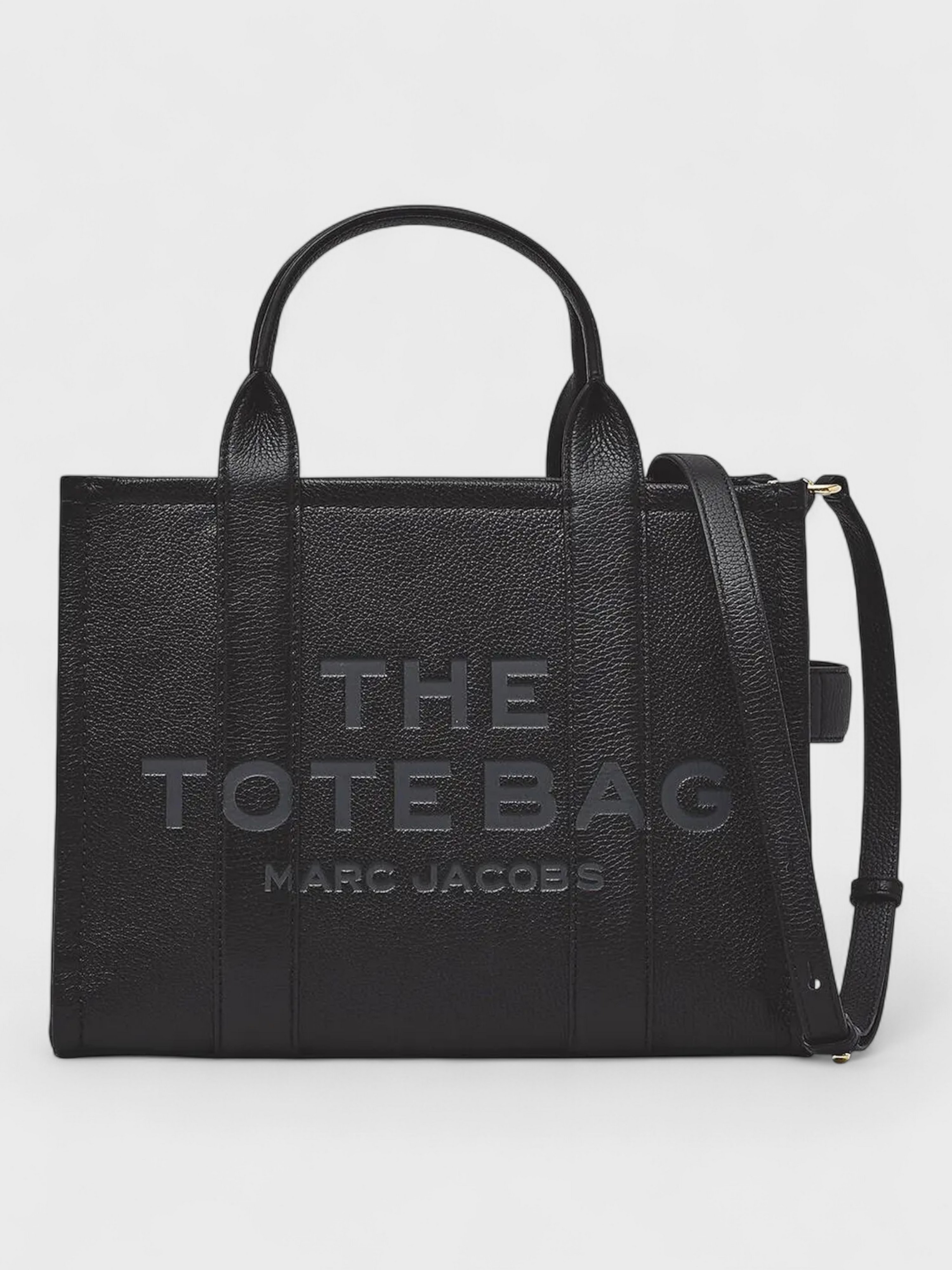 Marc Jacobs The Medium Leather Tote Bag Black