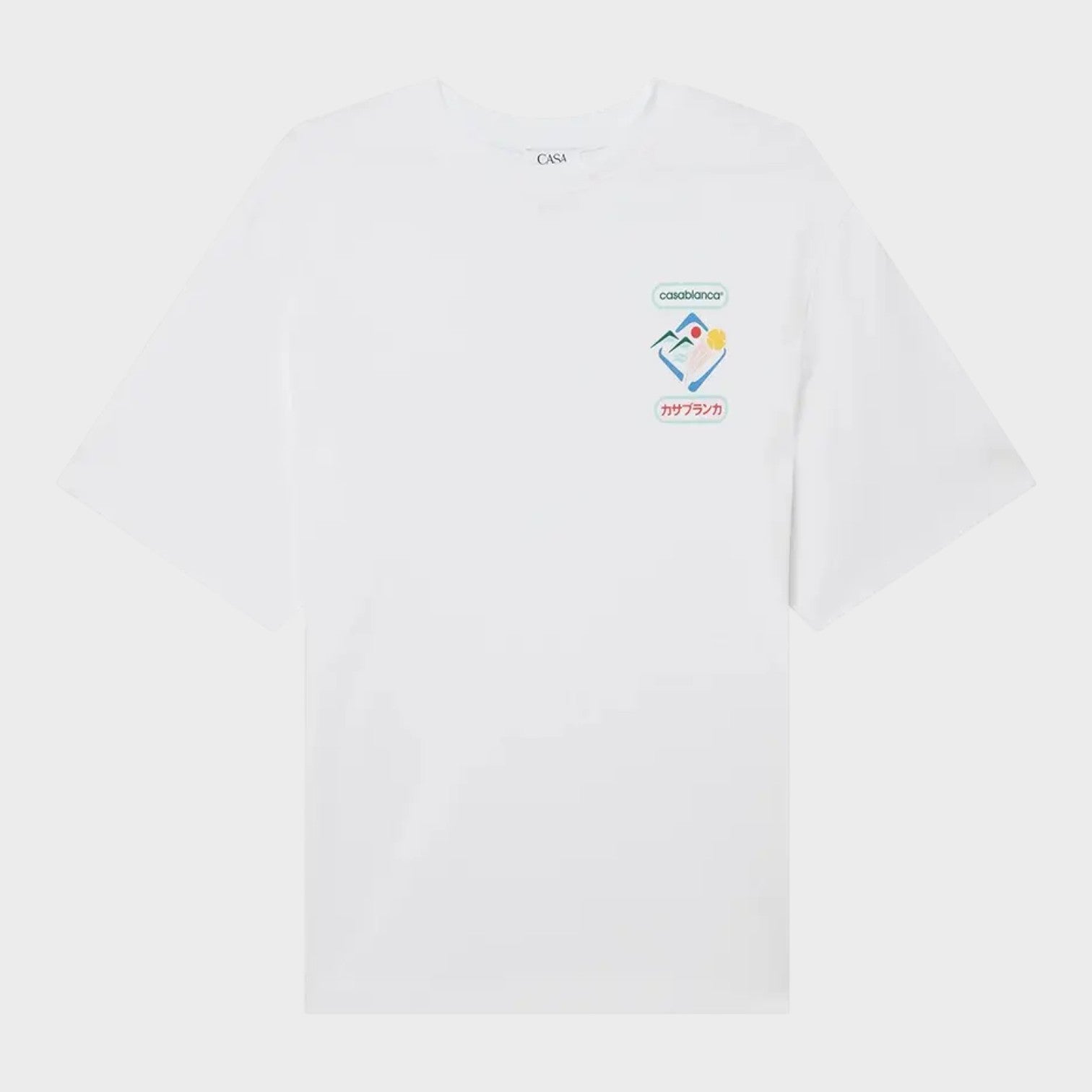 Montagne Sportif Oversized T-Shirt White