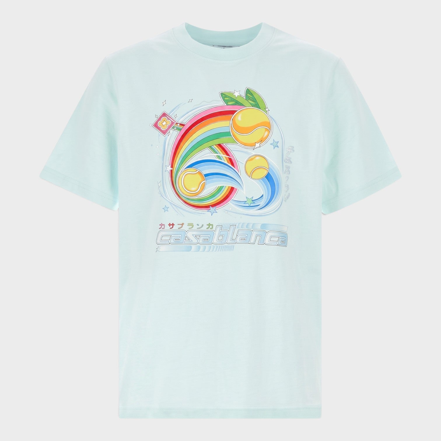 Manga Tennis Ball T-Shirt Light Blue