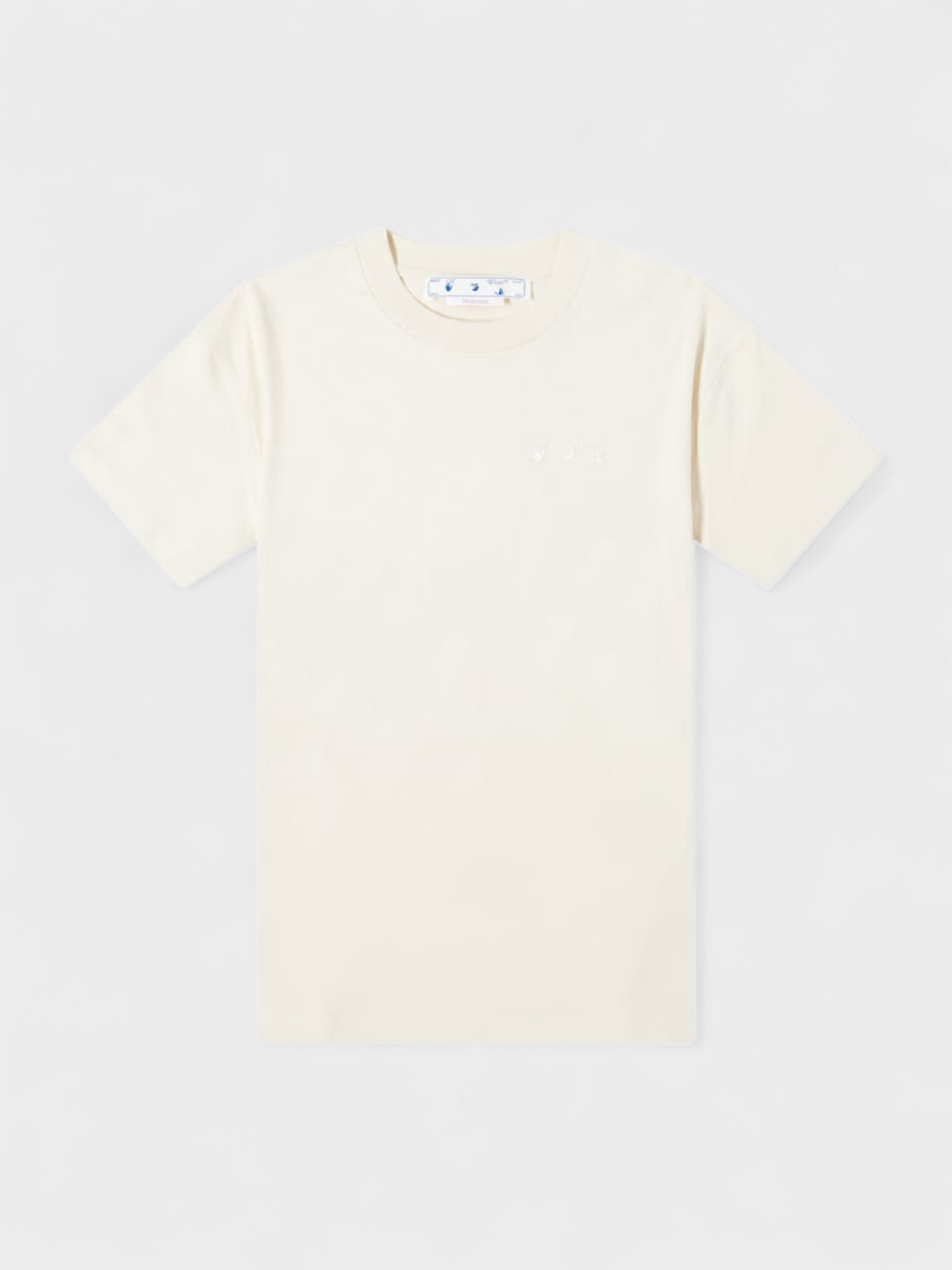 Off-White Casual Logo T-Shirt Beige