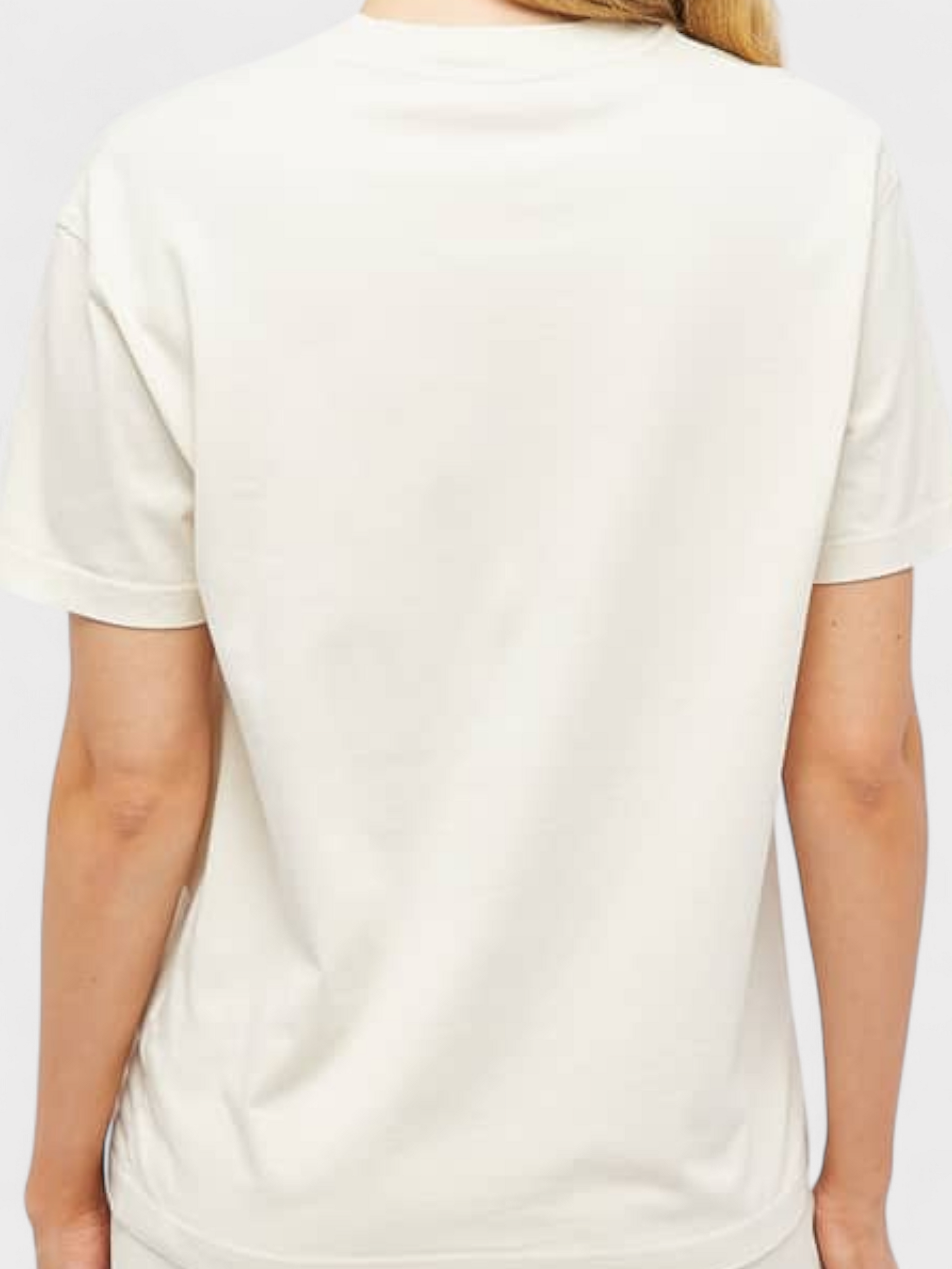 Off-White Casual Logo T-Shirt Beige